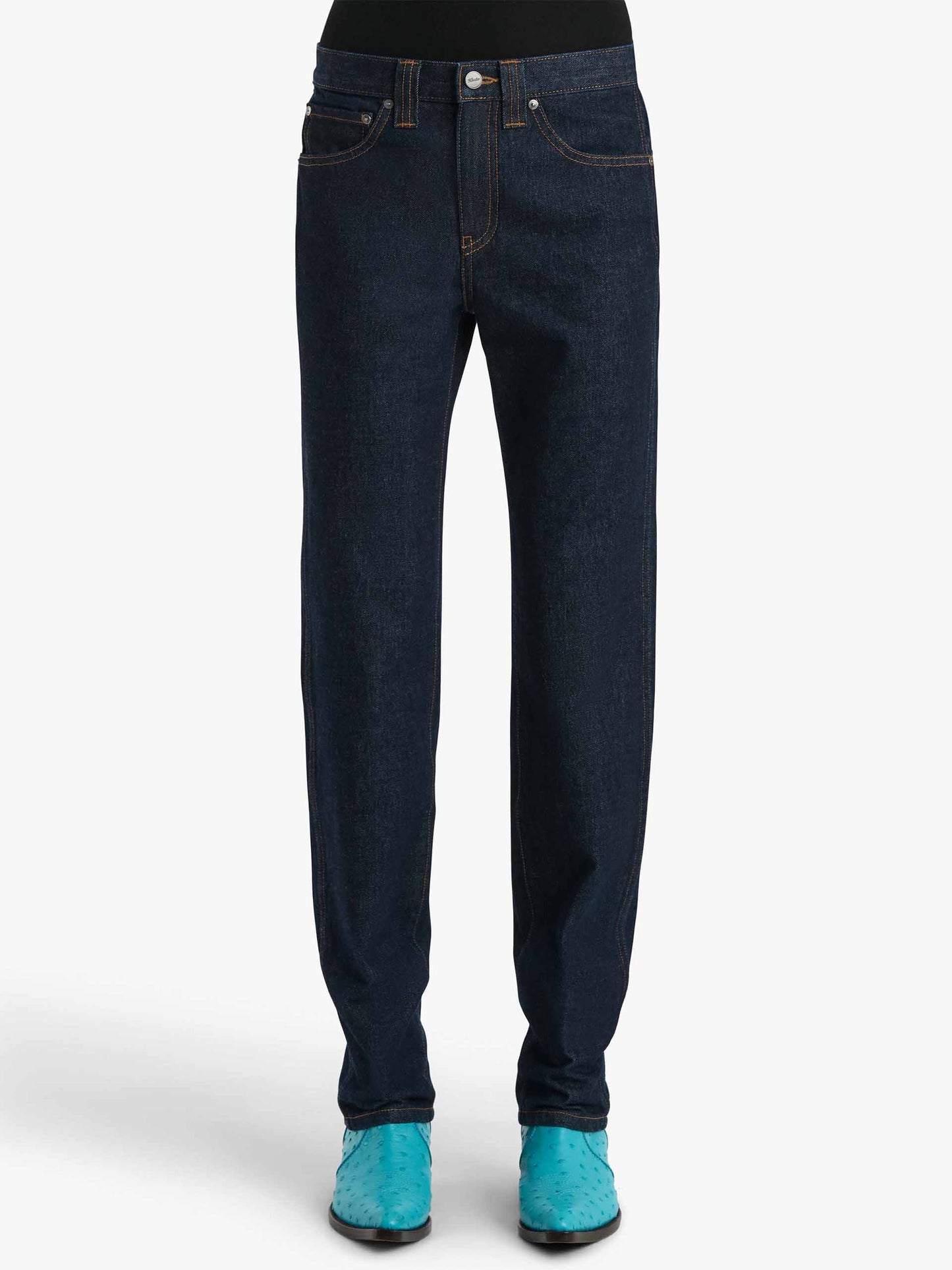 KHAITE - Mid-Rise Straight-Leg Jeans Farley für Damen