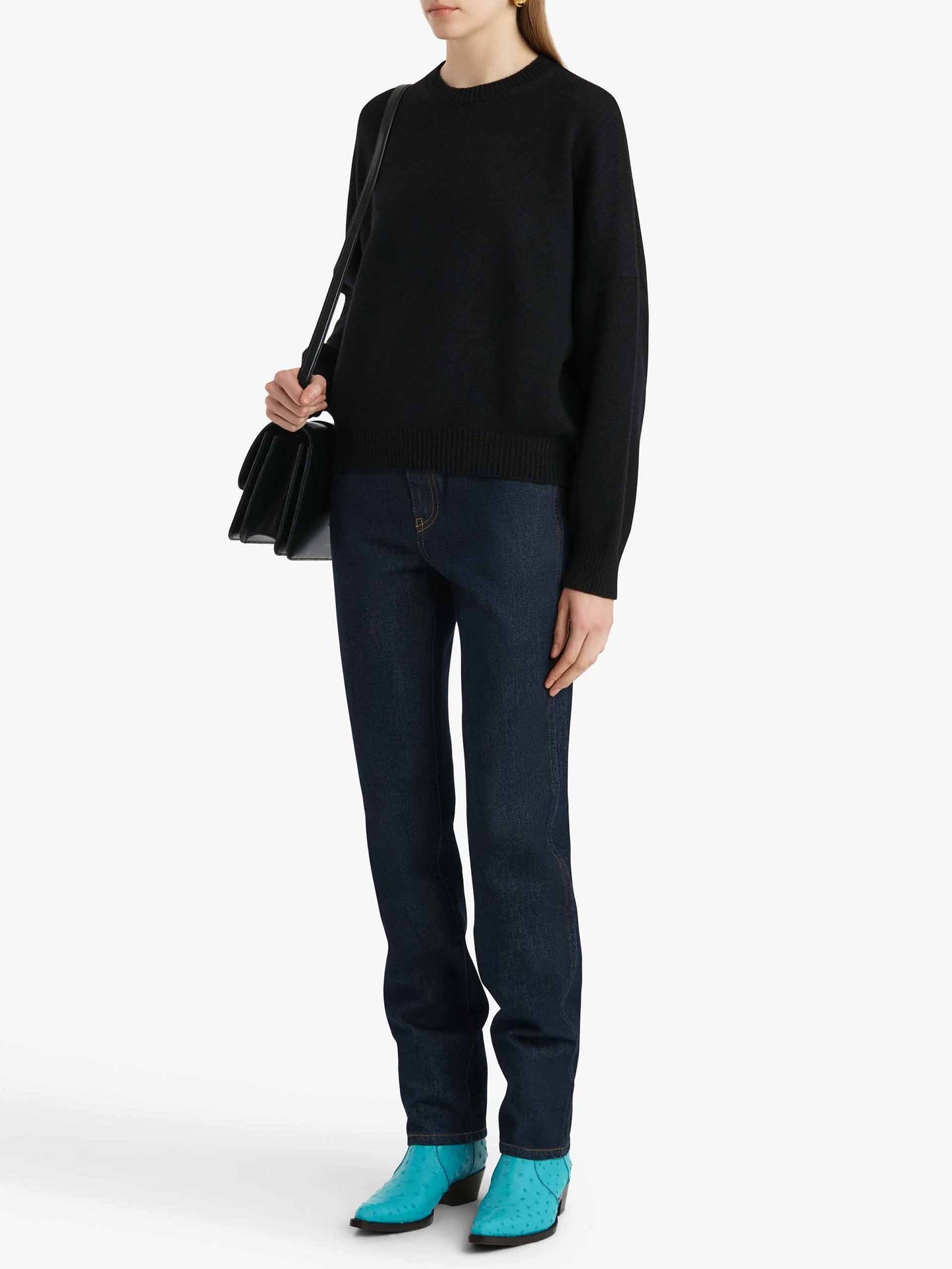 KHAITE - Mid-Rise Straight-Leg Jeans Farley für Damen