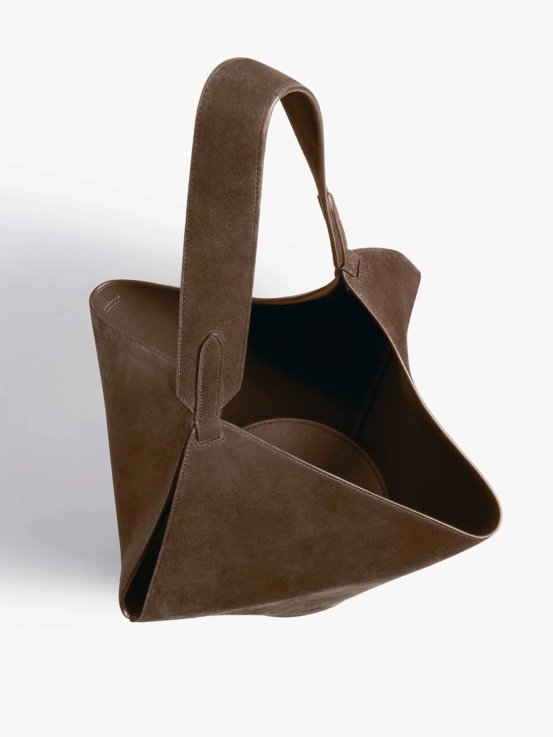 KHAITE - Tote Bag Lotus Small in suede – NEW TAKE FIVE