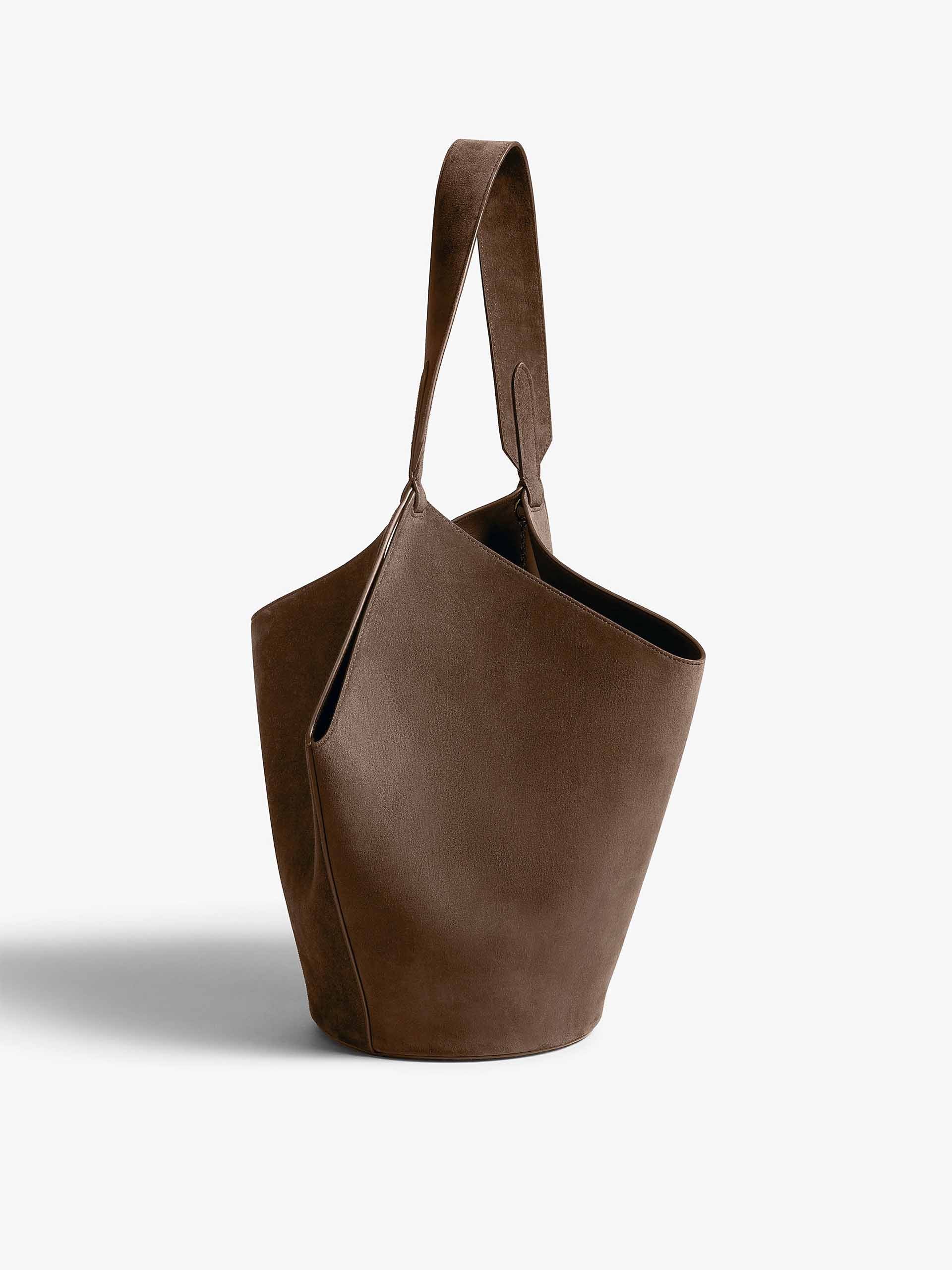 KHAITE - Tote Bag Lotus Small in suede – NEW TAKE FIVE