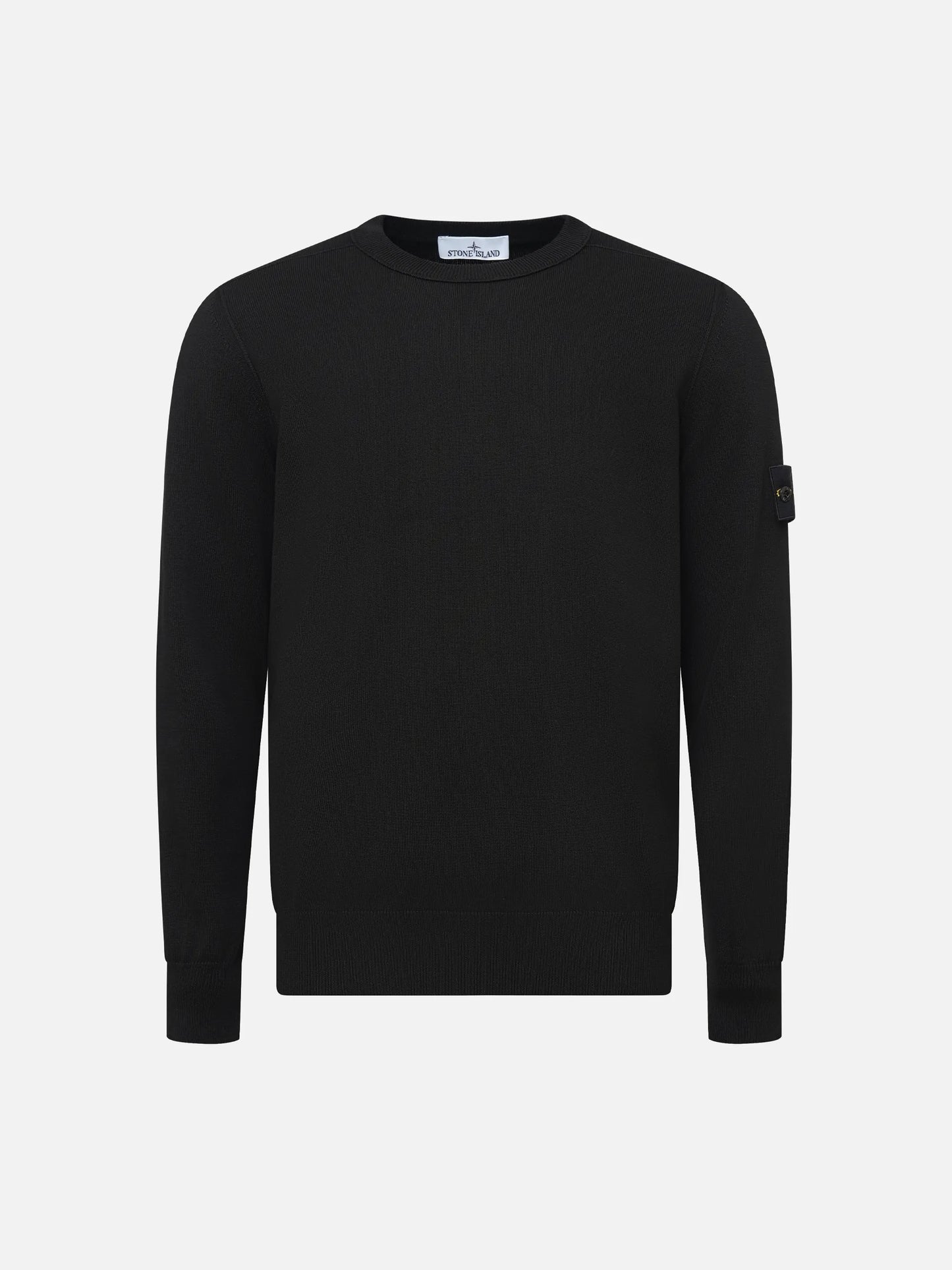 STONE ISLAND - Strickpullover aus Baumwolle für Herren in Schwarz - Black