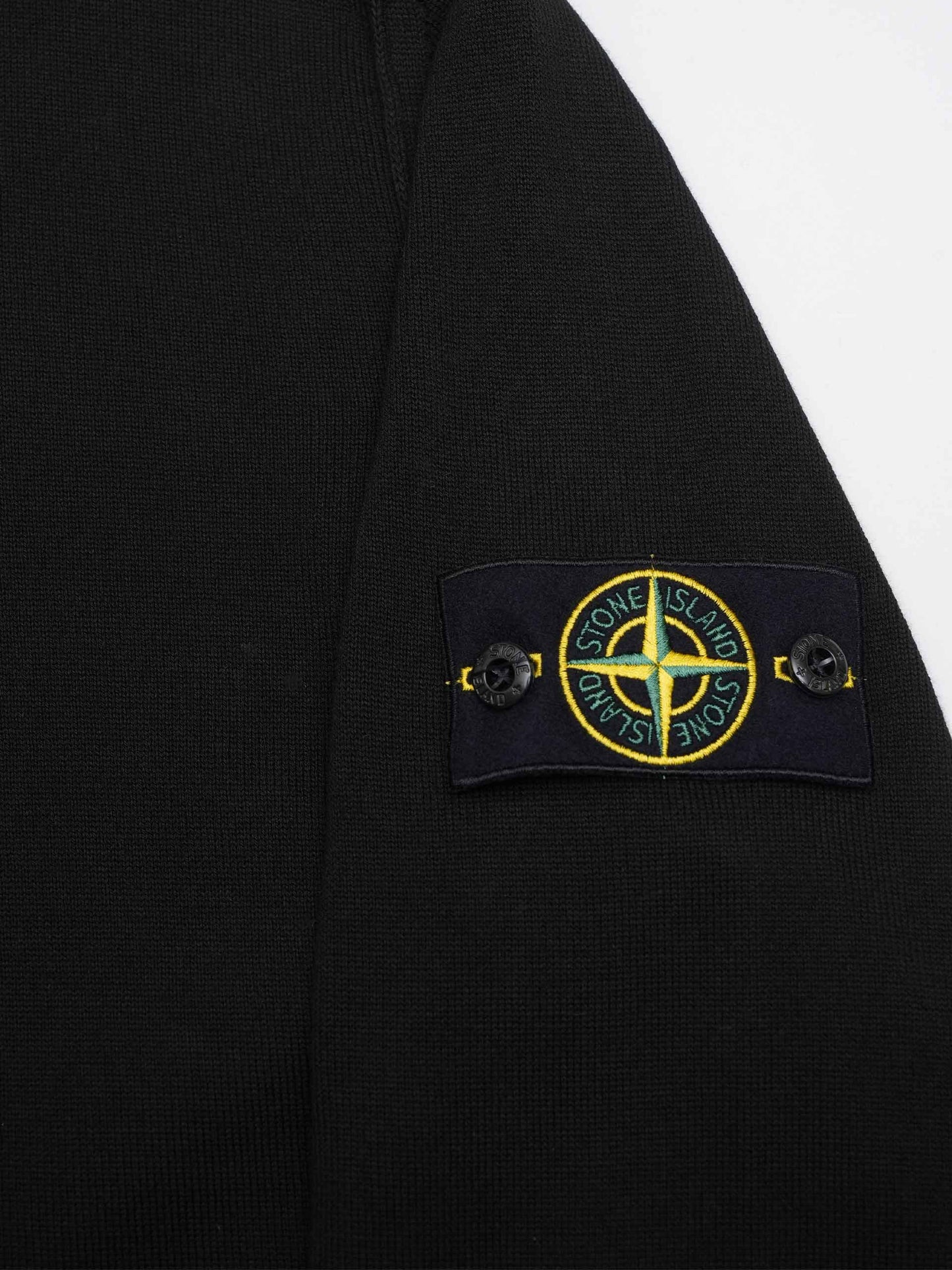 STONE ISLAND - Strickpullover aus Baumwolle für Herren Schwarz - Black