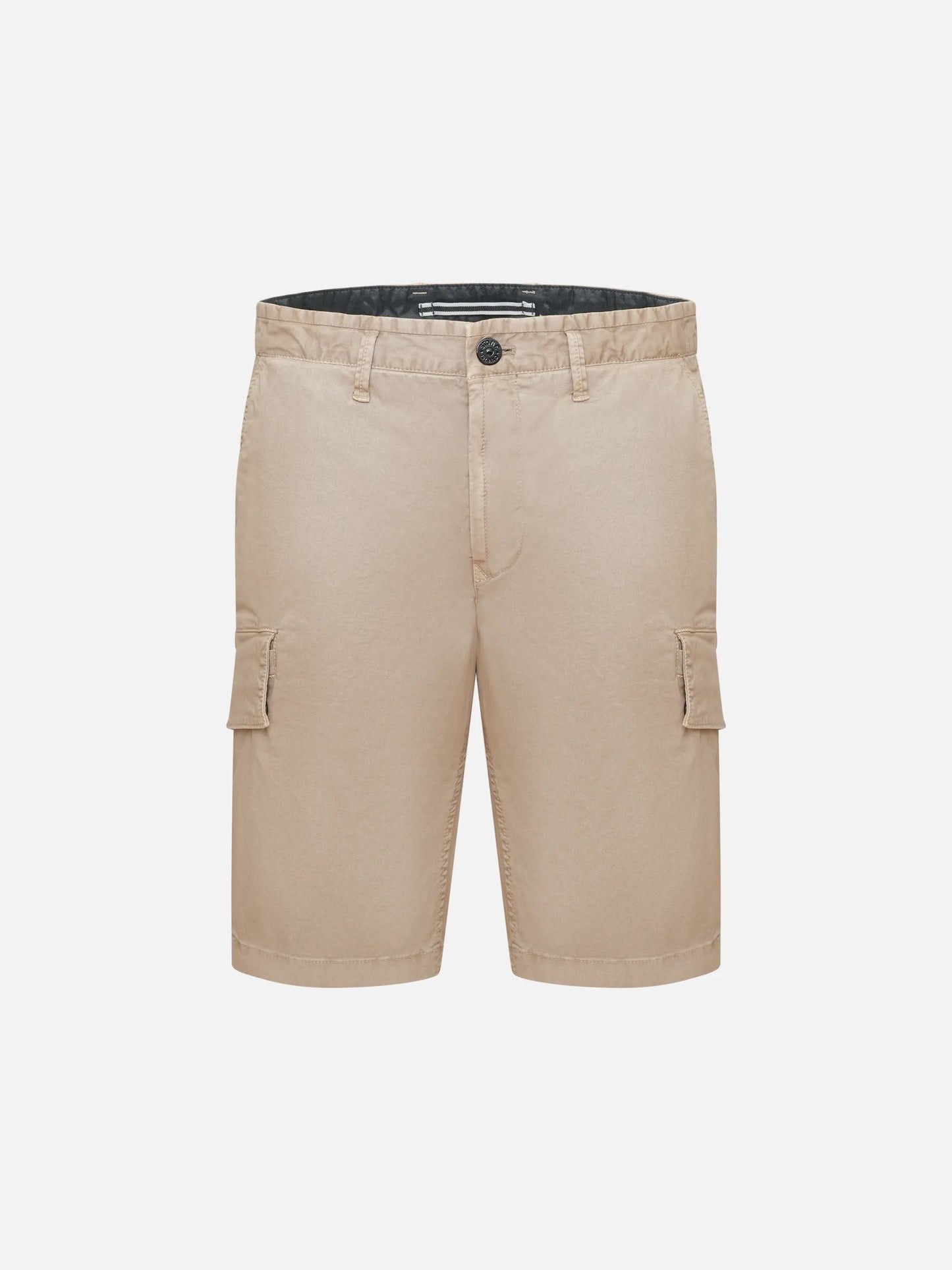 STONE ISLAND - Cargoshorts mit Logo-Patch für Herren in Sand Beige