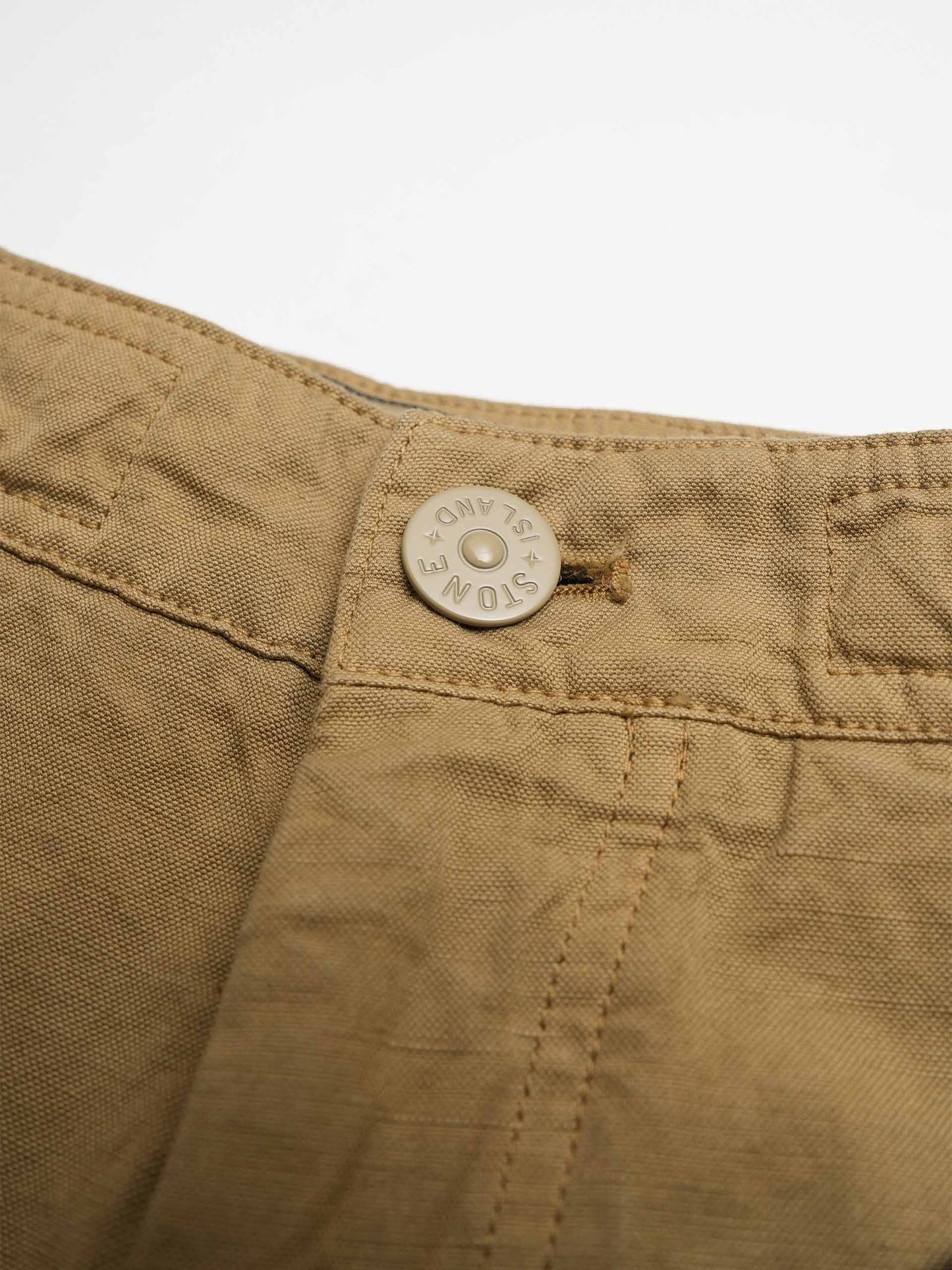 STONE ISLAND - Ghost Piece Shorts aus Leinen-Mix für Herren