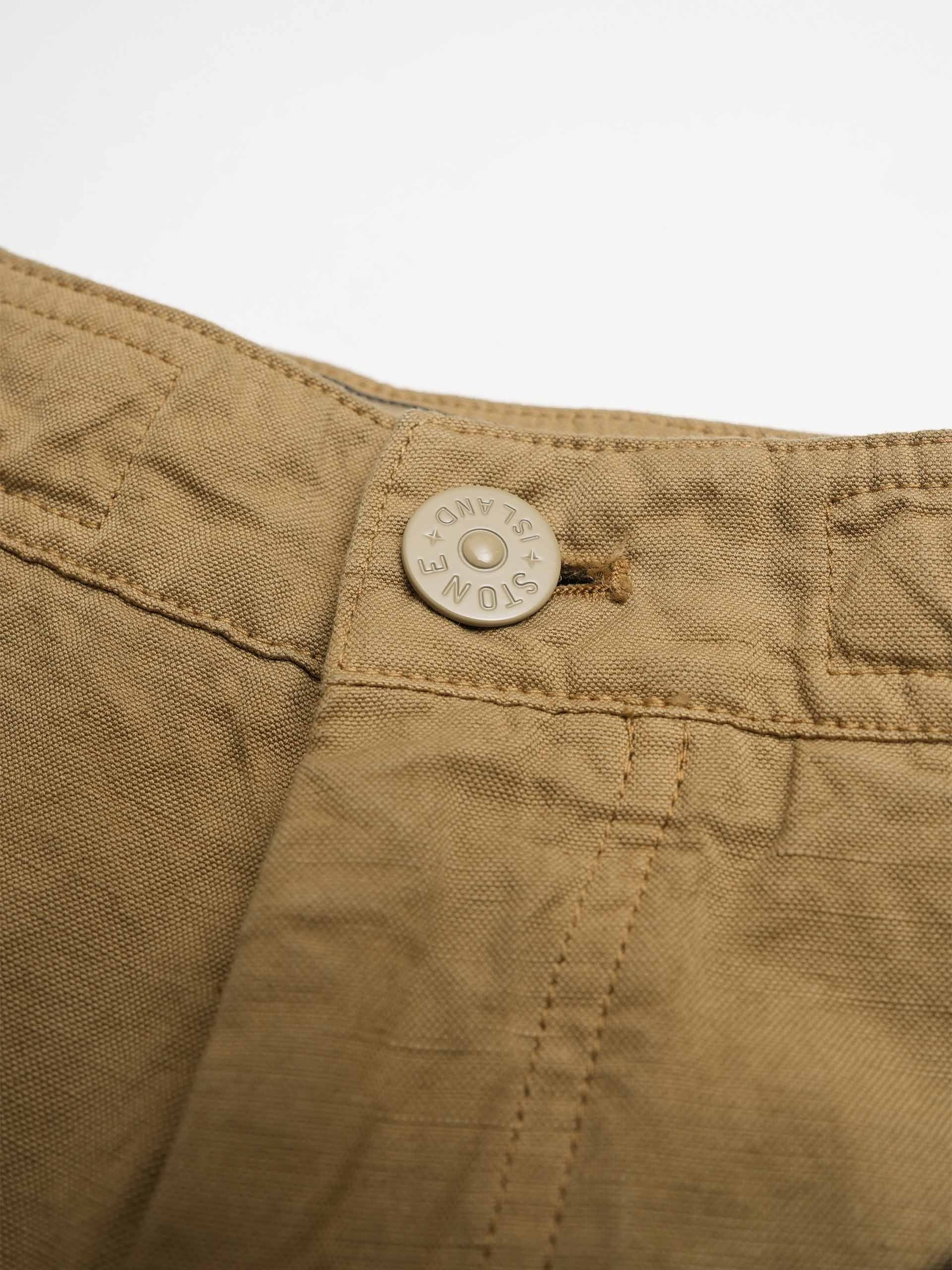STONE ISLAND - Ghost Piece Shorts aus Leinen-Mix für Herren