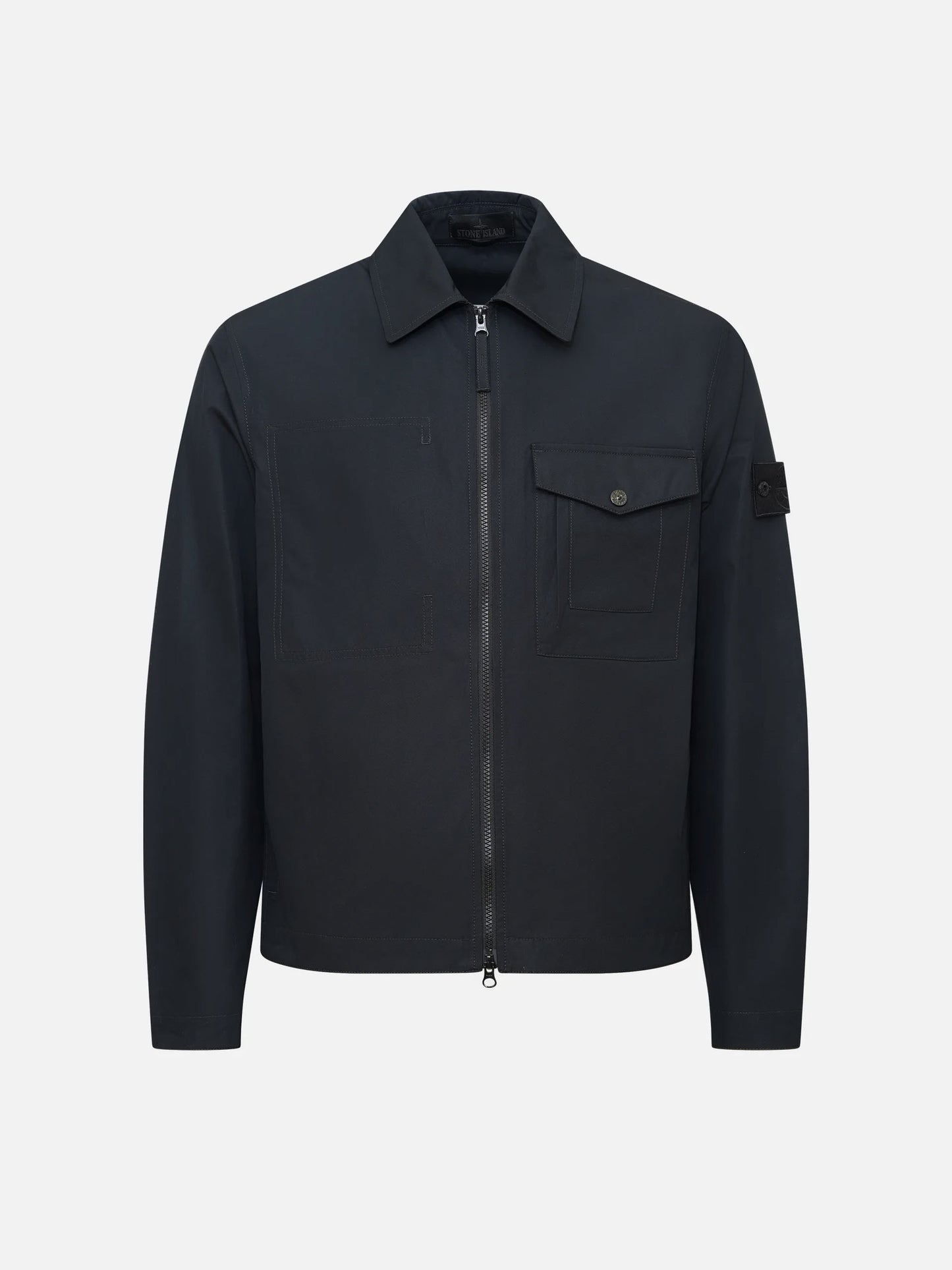 STONE ISLAND - Ghost Piece Overshirt für Herren Schwarz - Black