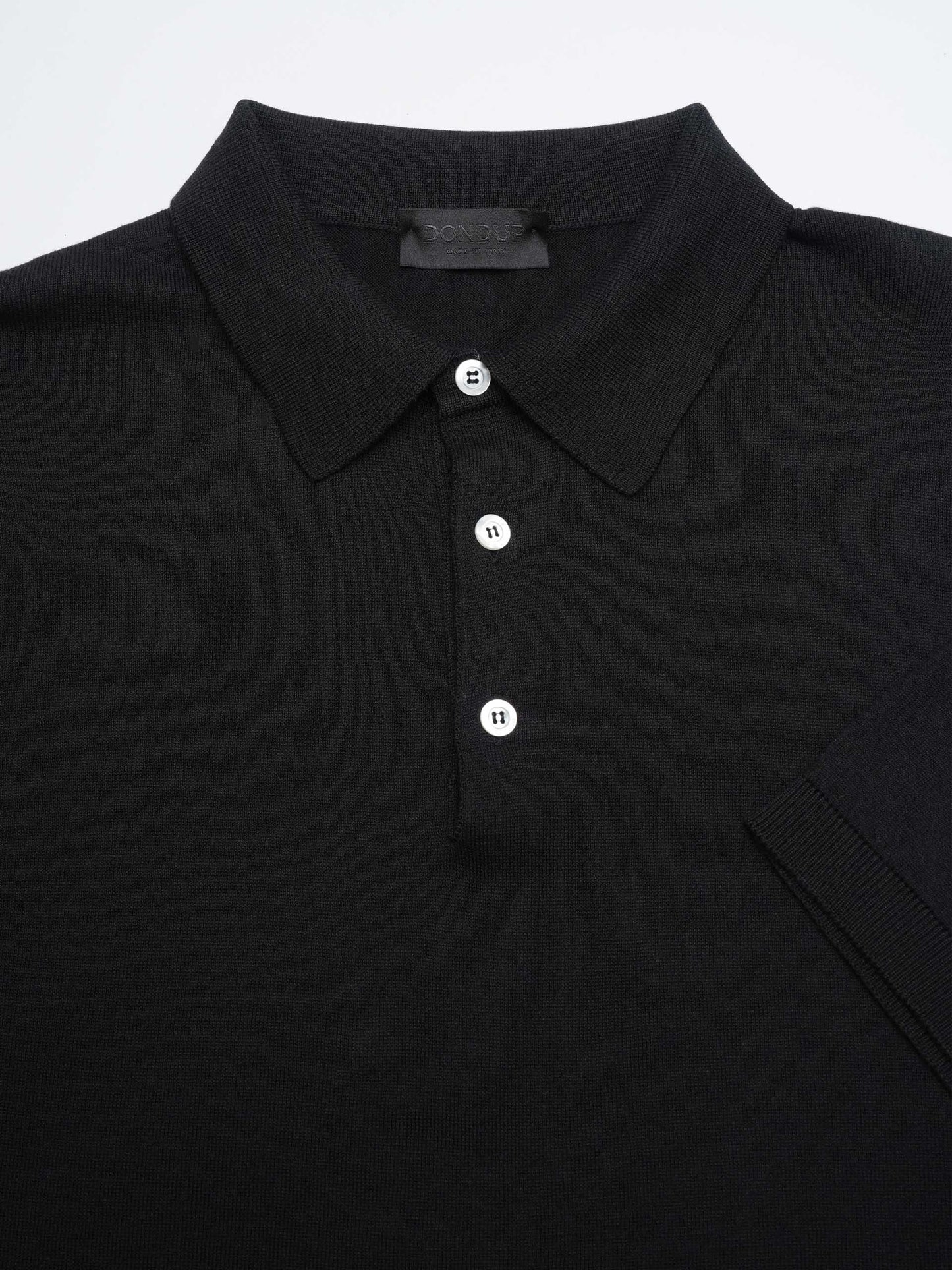 Strickpolo aus Seiden-Mix für Herren