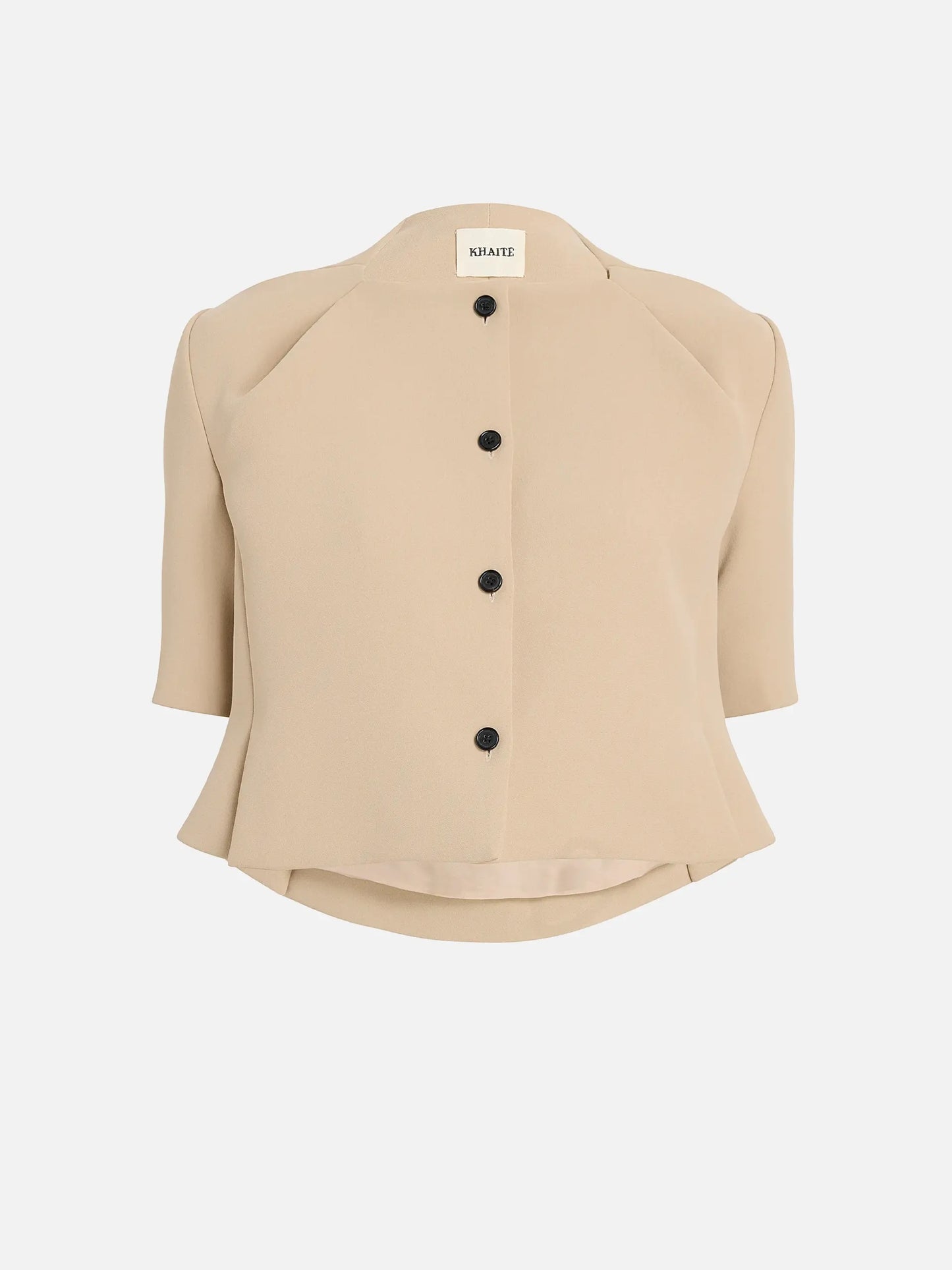 KHAITE - Jacke Franc aus Crêpe für Damen Hellbeige - Light beige