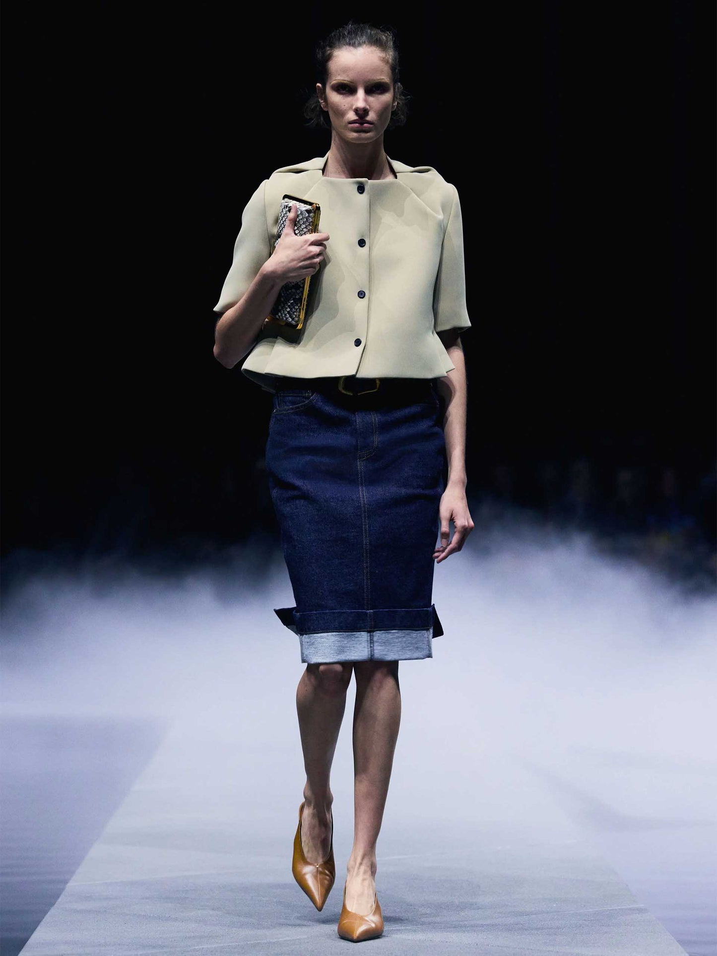 KHAITE - Jacke Franc aus Crêpe für Damen Hellbeige - Light beige