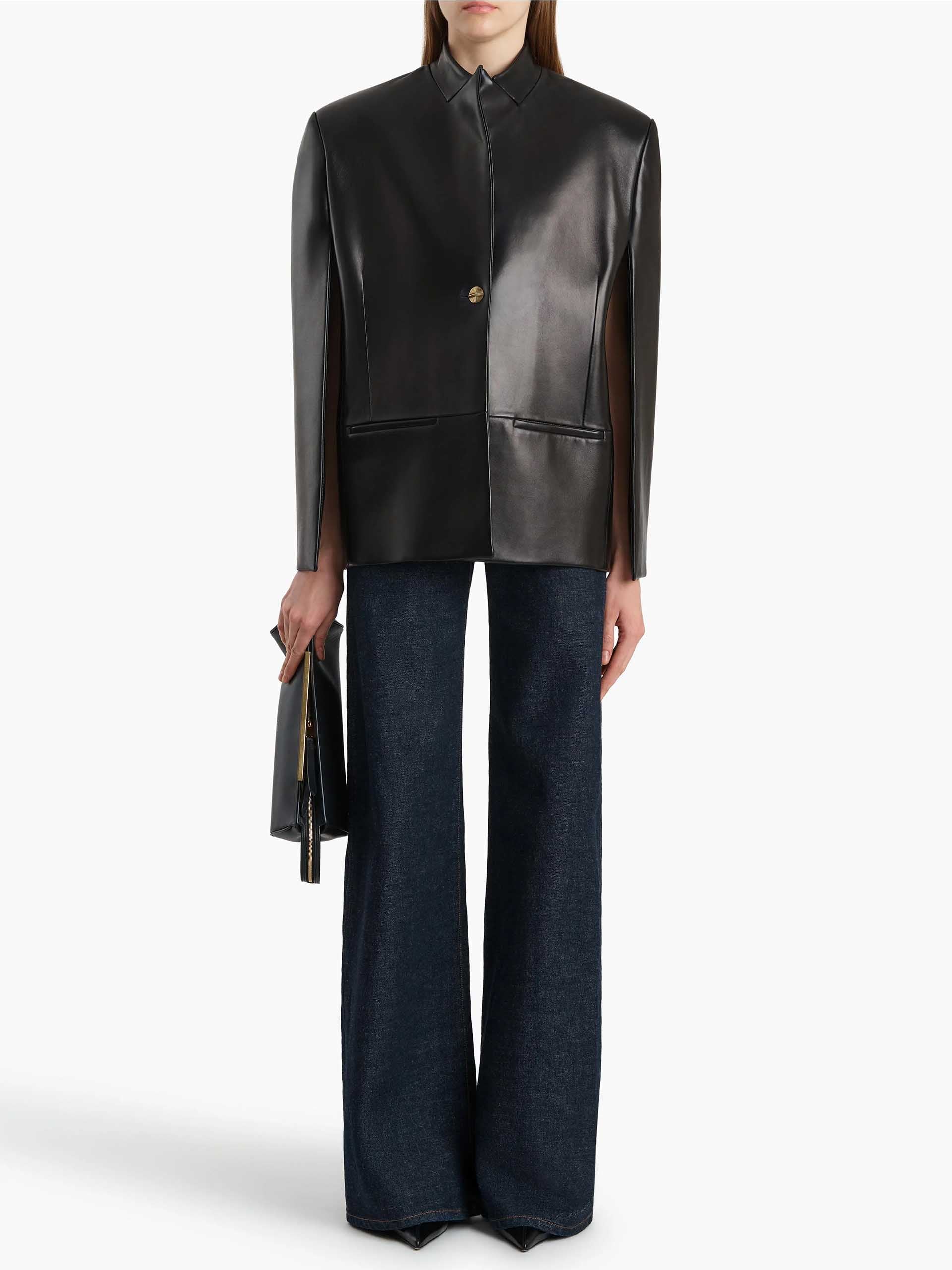 KHAITE - High-Waist Wide-Leg Jeans Delmonico für Damen Dunkelblau Rinse - Benson