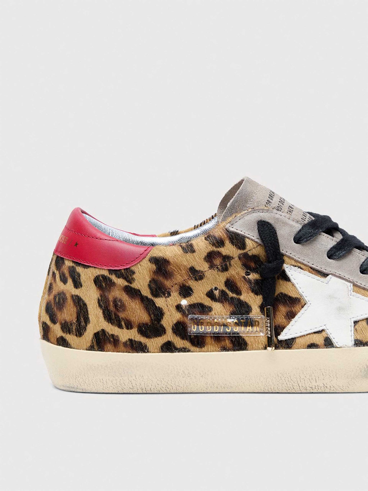 GOLDEN GOOSE - Sneakers Super-Star mit Leo-Print für Damen