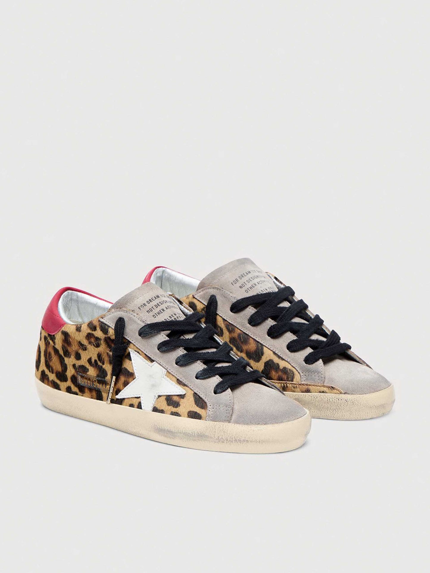 GOLDEN GOOSE - Sneakers Super-Star mit Leo-Print für Damen