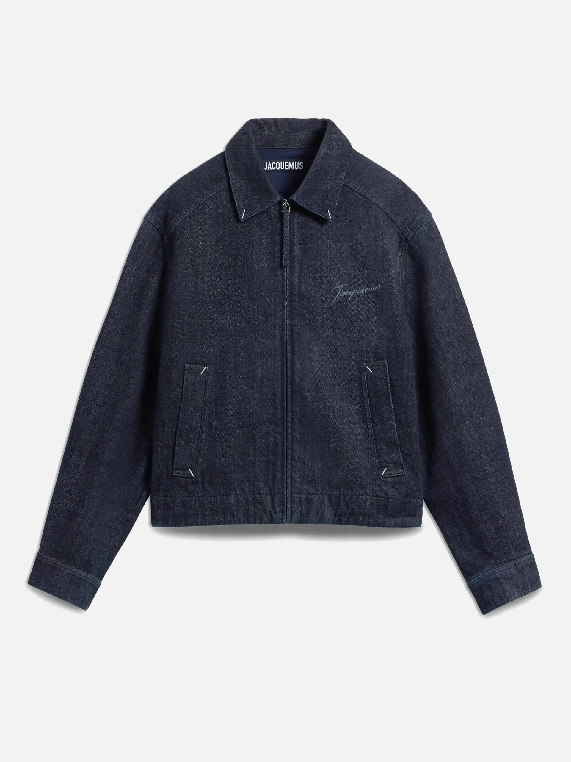 JACQUEMUS - Jeansjacke Canevas de-Nîmes für Herren Dark Navy Blau