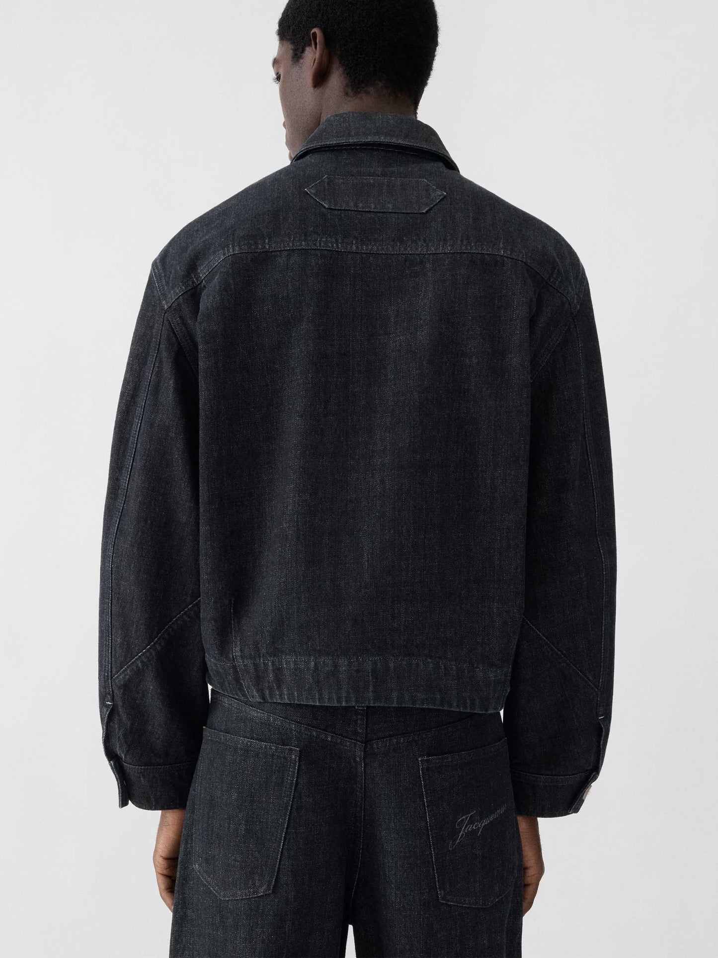 JACQUEMUS - Jeansjacke Canevas de-Nîmes für Herren Dark Navy Blau