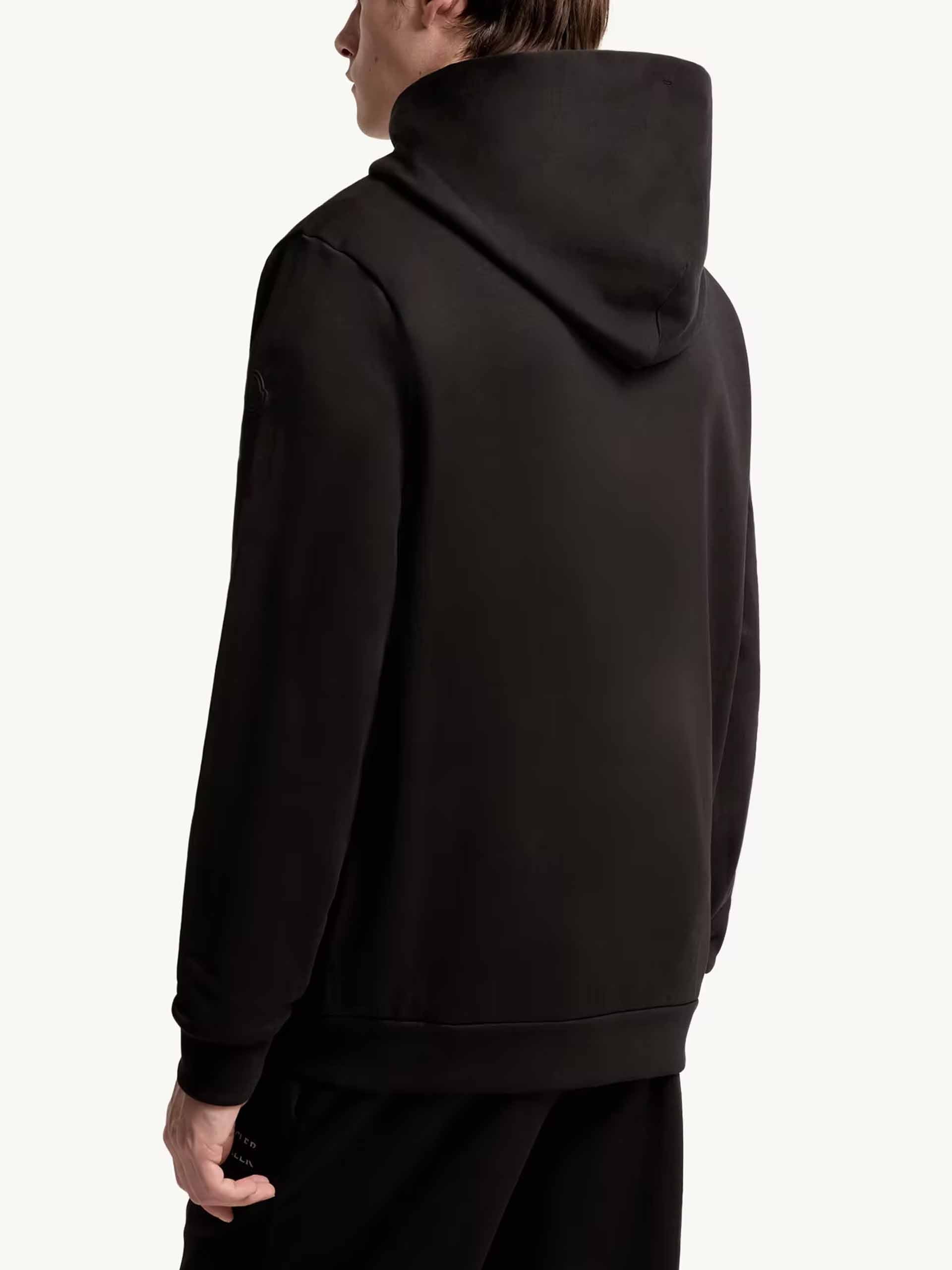 MONCLER - Kapuzenjacke aus Baumwollfleece für Herren