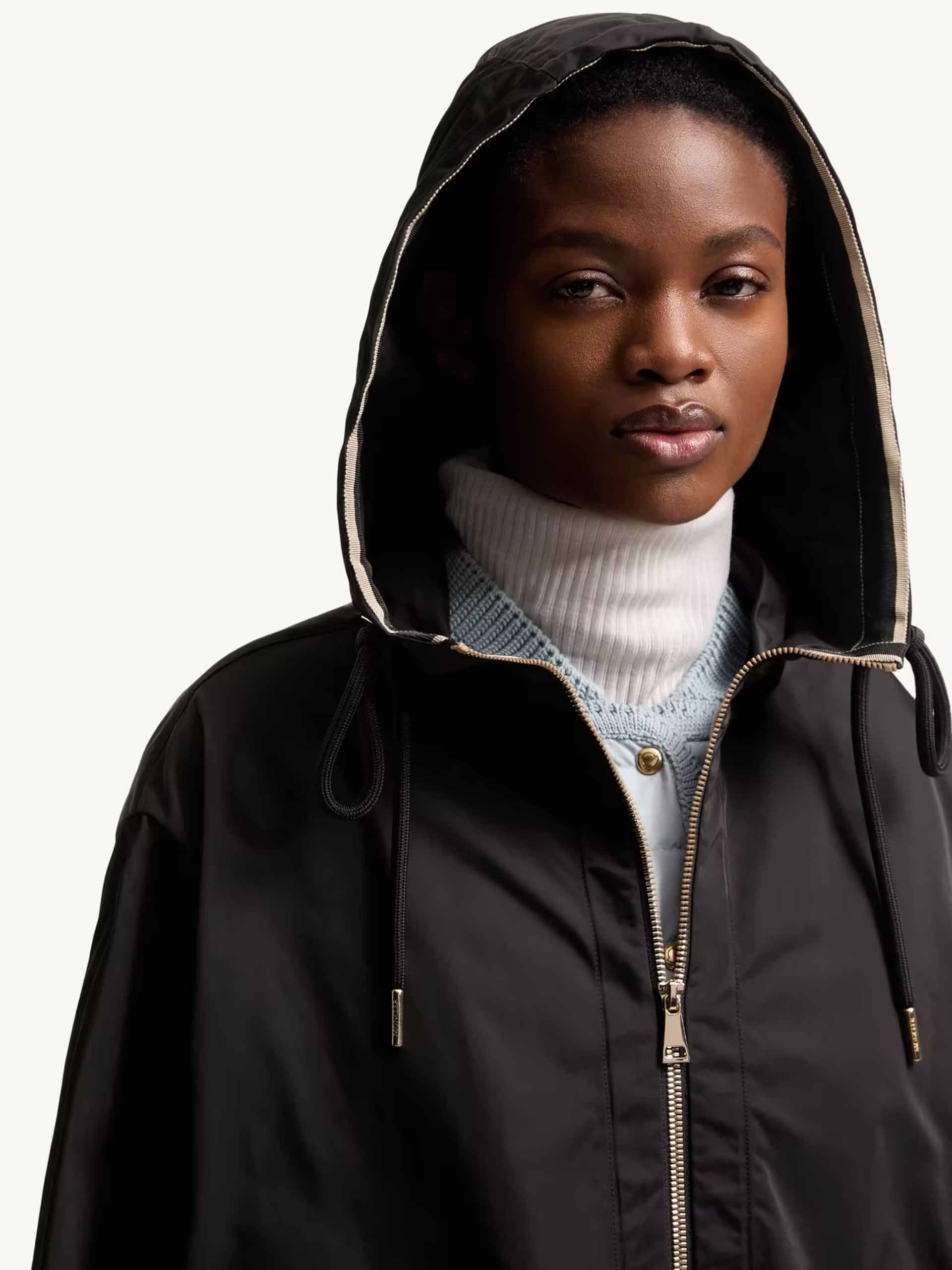 MONCLER - Jacke Cassiopea mit Kapuze für Damen Schwarz - Black