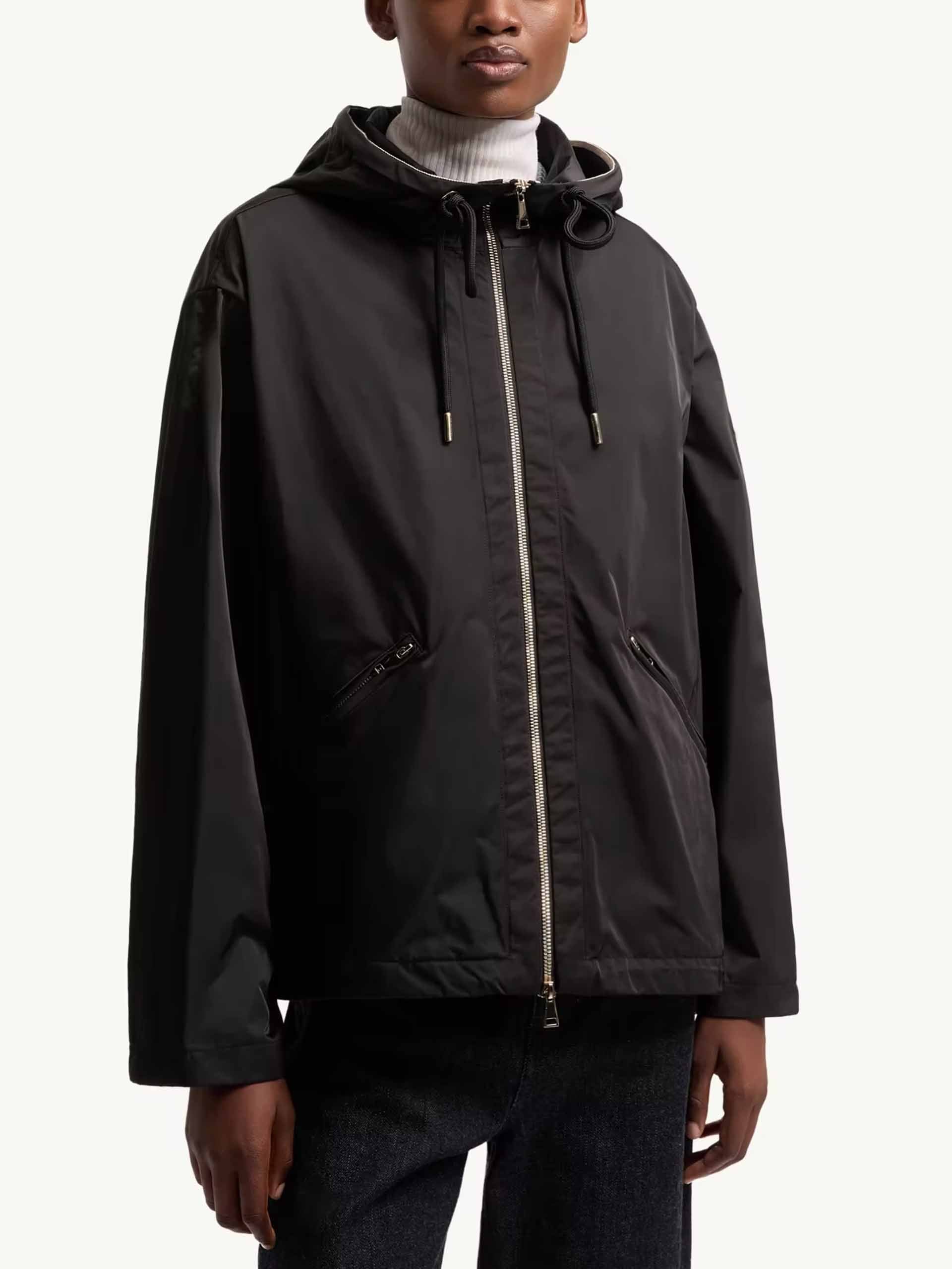 MONCLER - Jacke Cassiopea mit Kapuze für Damen Schwarz - Black