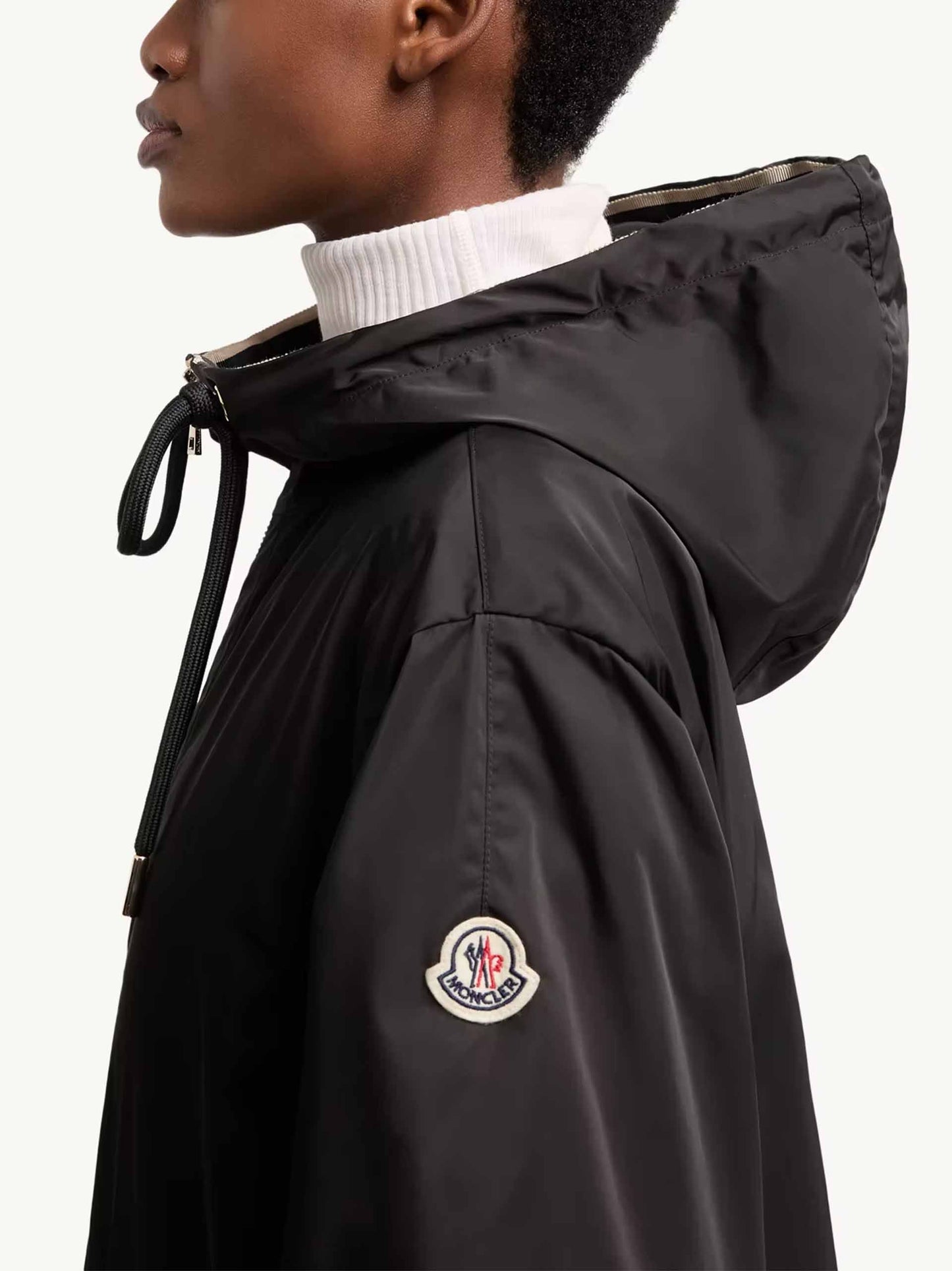 MONCLER - Jacke Cassiopea mit Kapuze für Damen Schwarz - Black