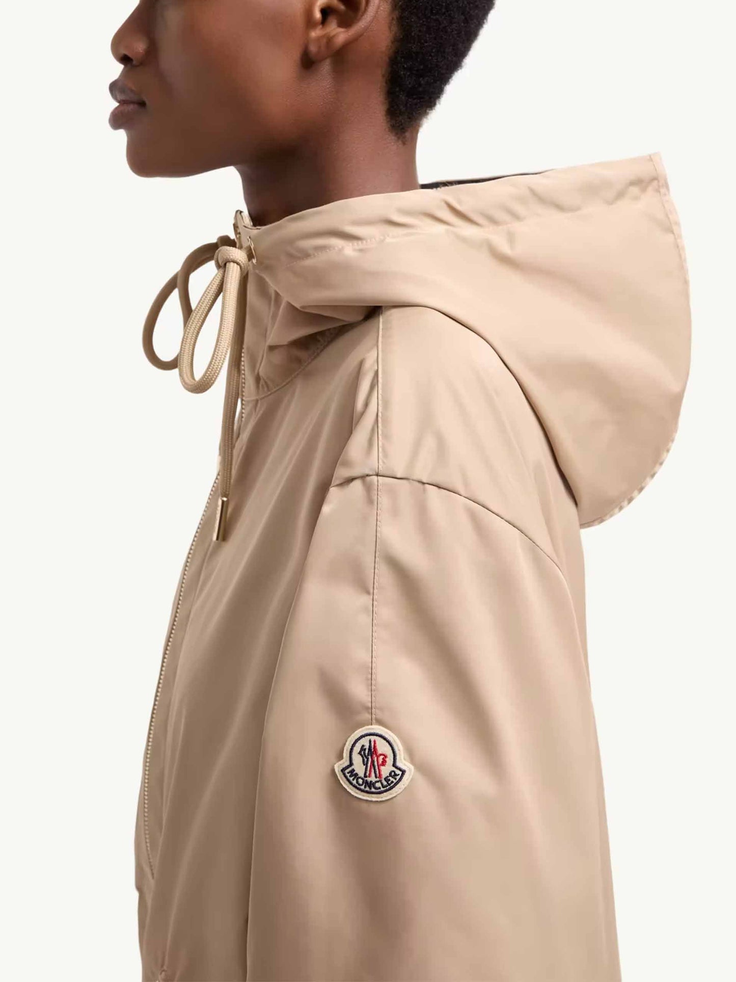 MONCLER - Jacke Cassiopea mit Kapuze für Damen Beige