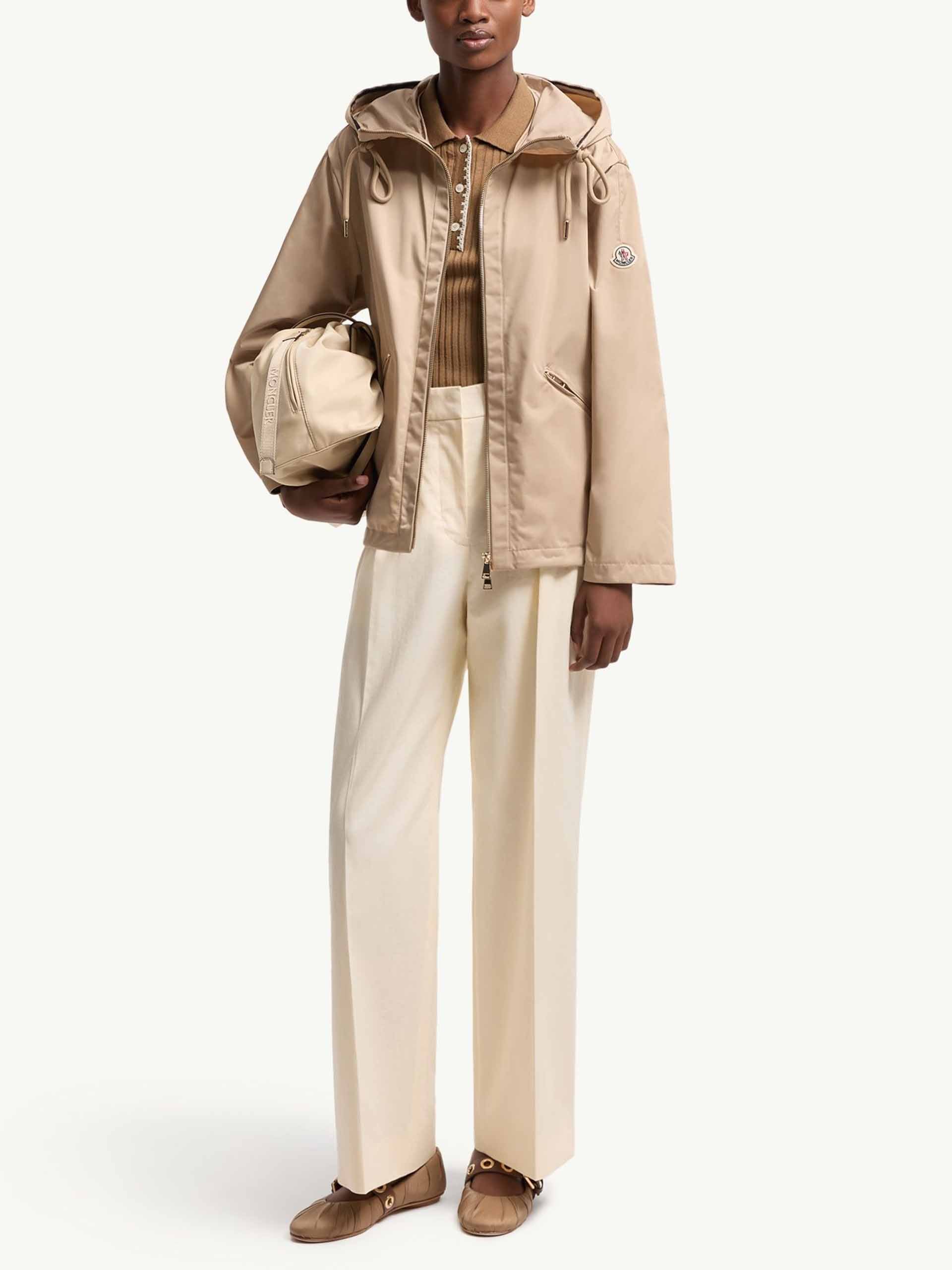 MONCLER - Jacke Cassiopea mit Kapuze für Damen Beige