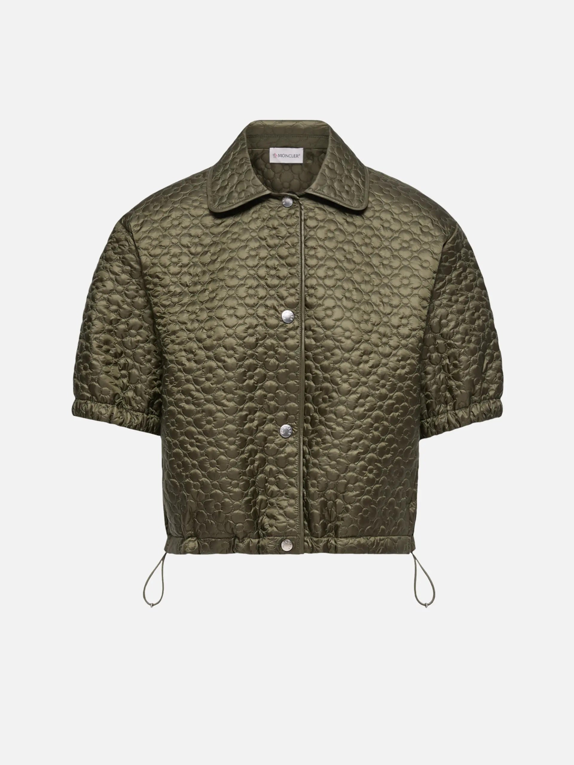 MONCLER - Wattiertes Kurzarm-Hemd für Damen