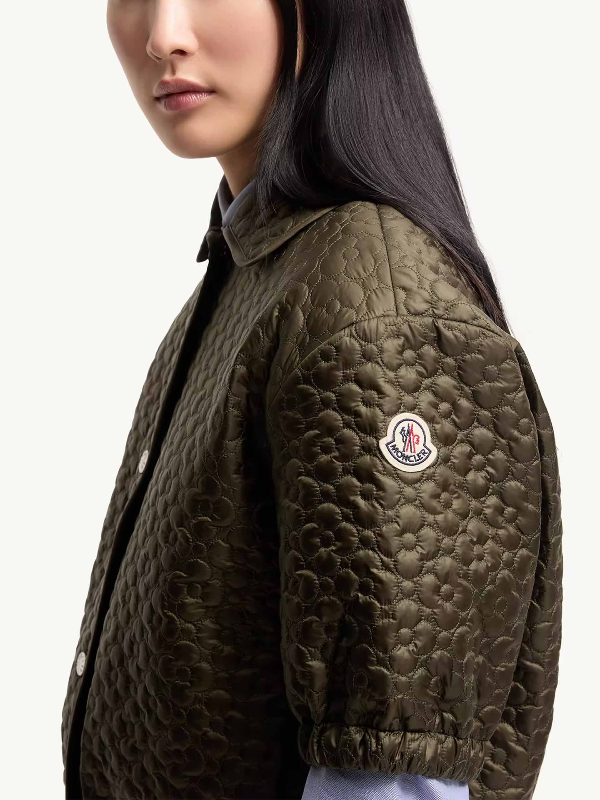 MONCLER - Wattiertes Kurzarm-Hemd für Damen
