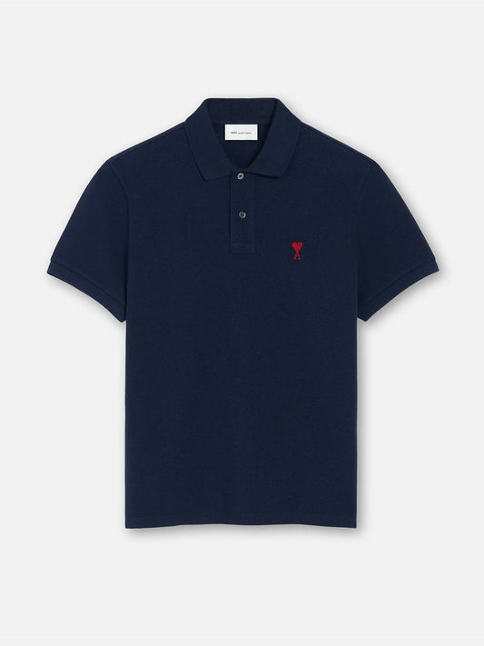 AMI PARIS - Poloshirt Ami De Coeur für Herren Dunkelblau - Dark blue