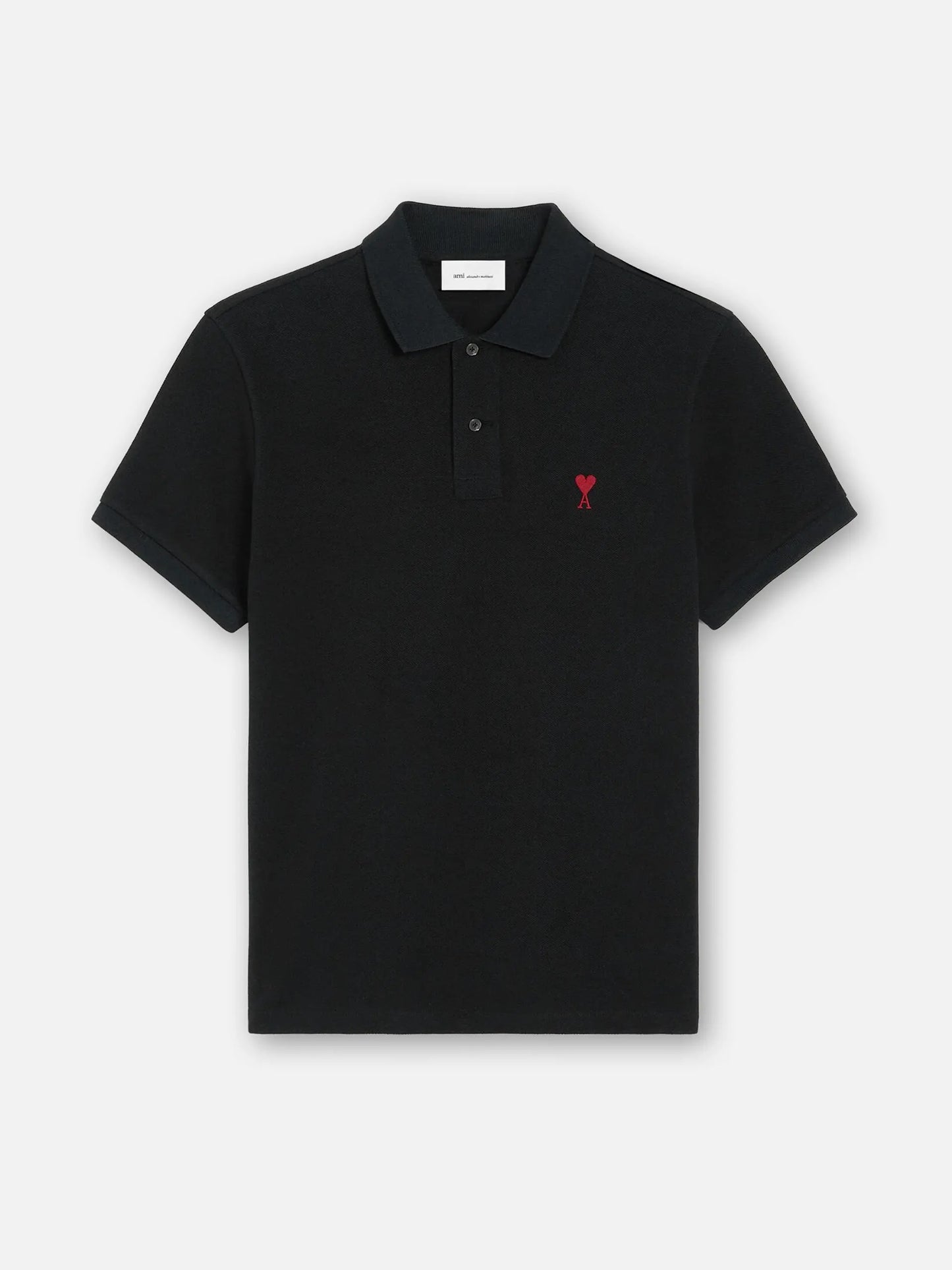 AMI PARIS - Poloshirt Ami De Coeur für Herren Schwarz - Black