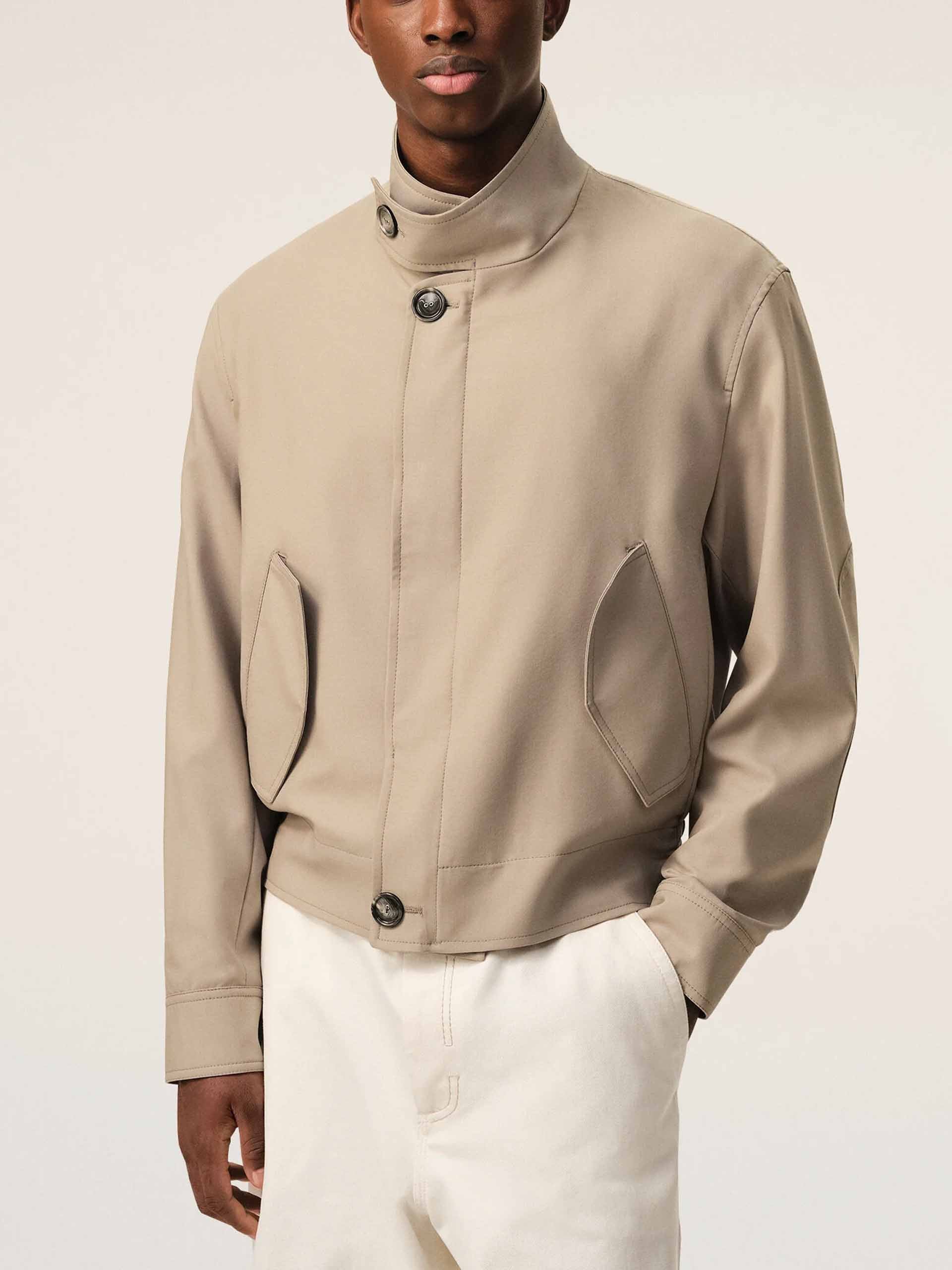 AMI PARIS - Harrington jacket in wool gabardine for men – NEW TAKE