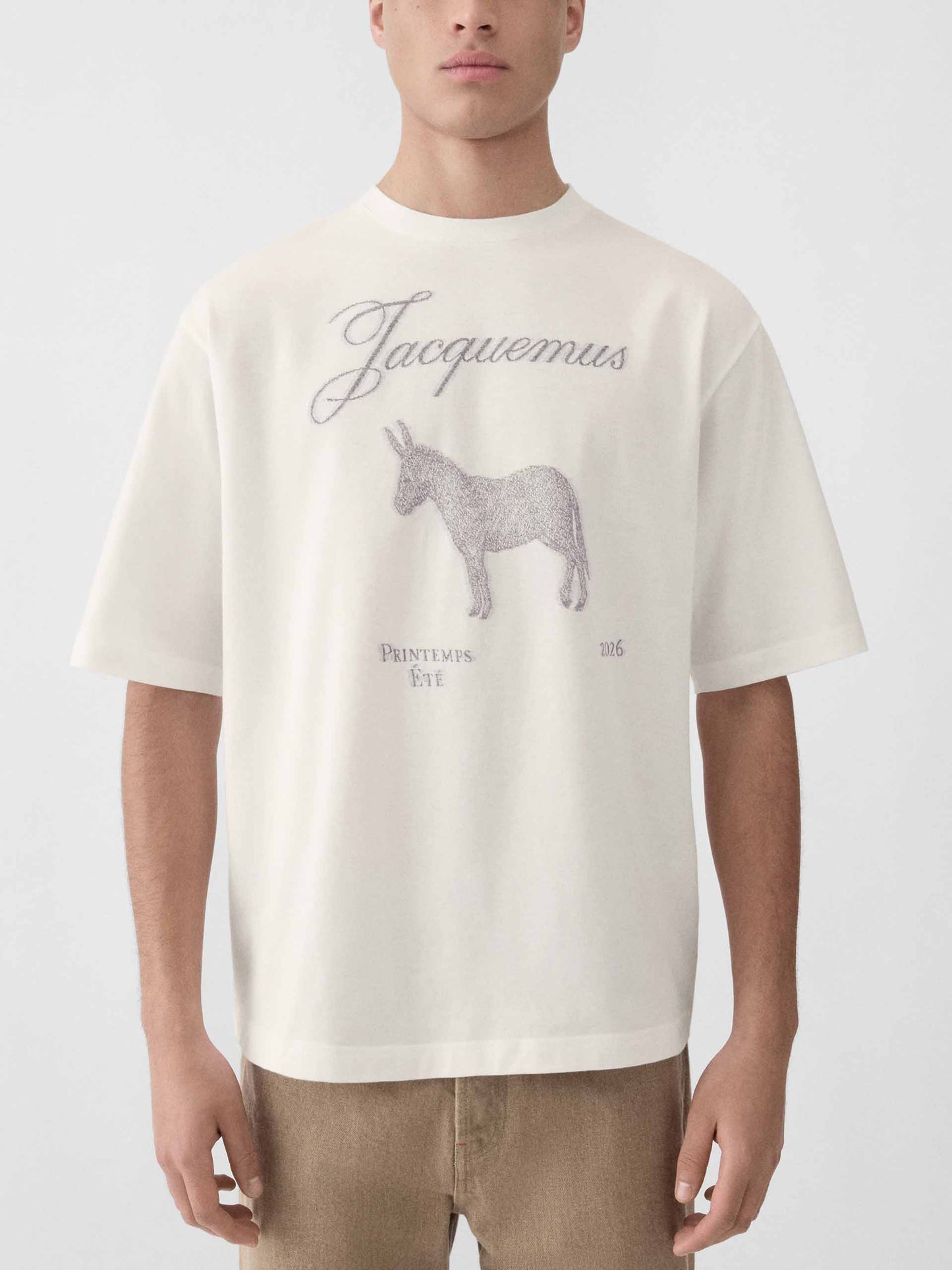 JACQUEMUS - T-Shirt Âne mit Logo-Stickerei für Herren