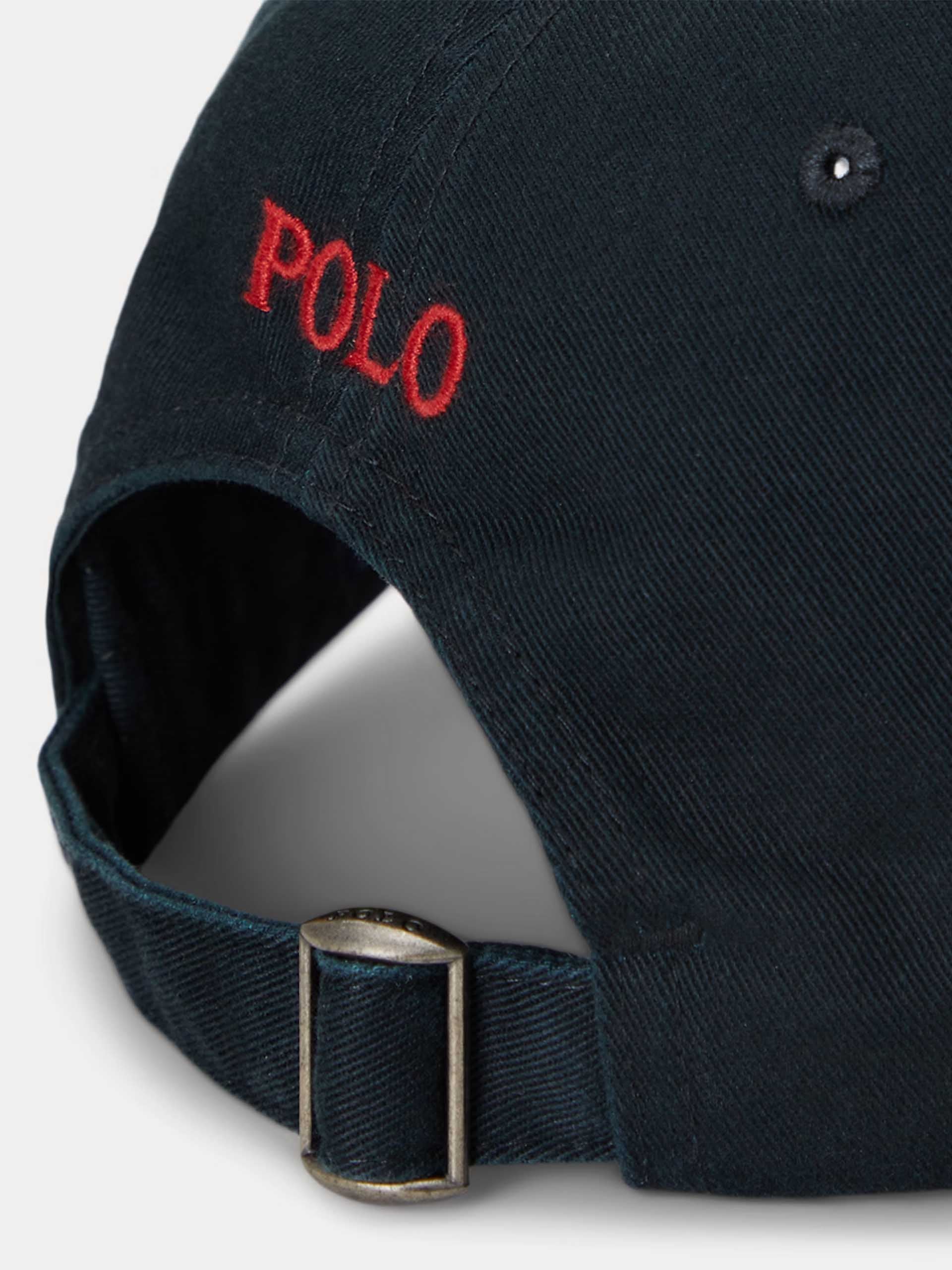 POLO RALPH LAUREN - Baseballcap aus Baumwolle Schwarz - Black
