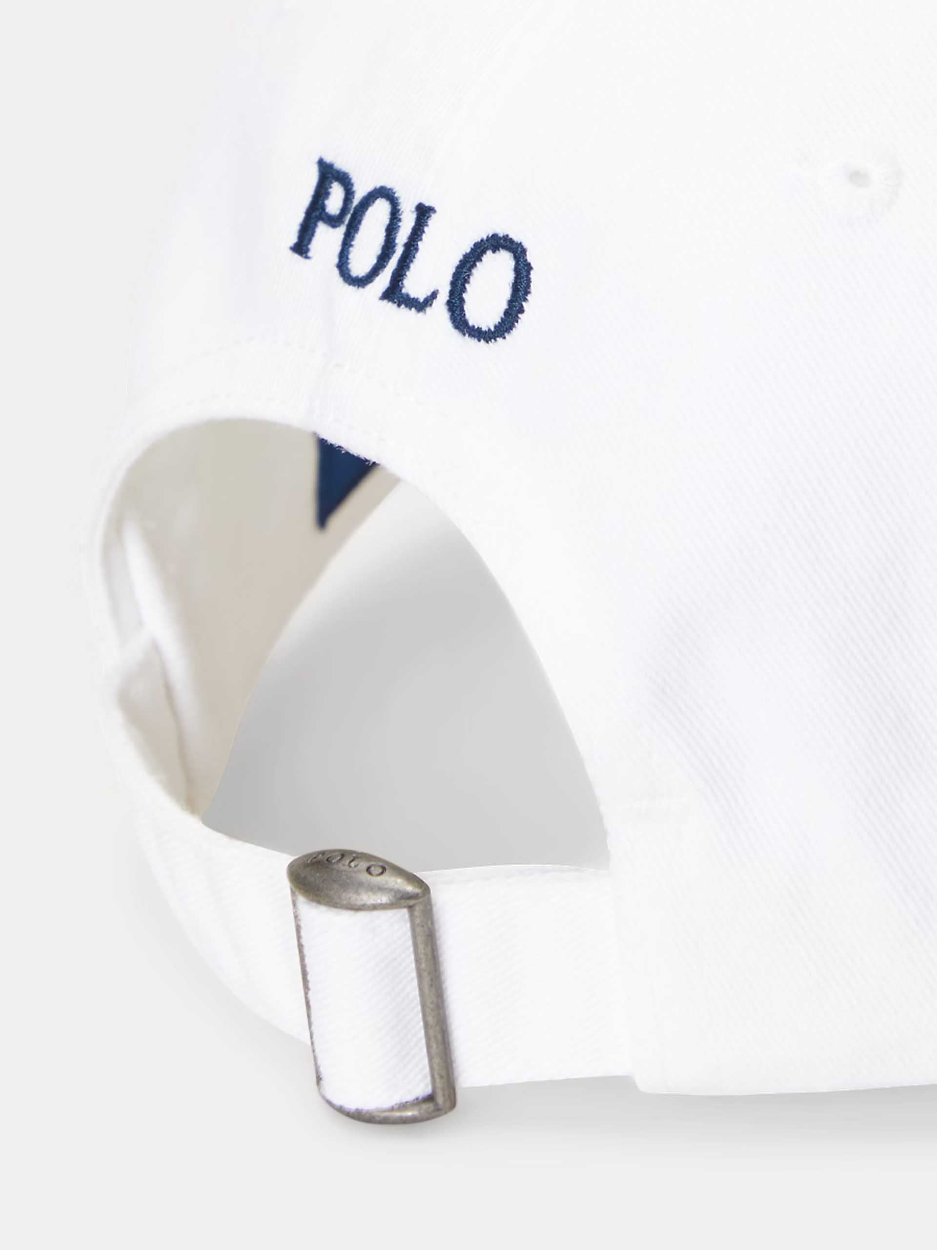 POLO RALPH LAUREN - Baseballcap aus Baumwolle Weiß - White