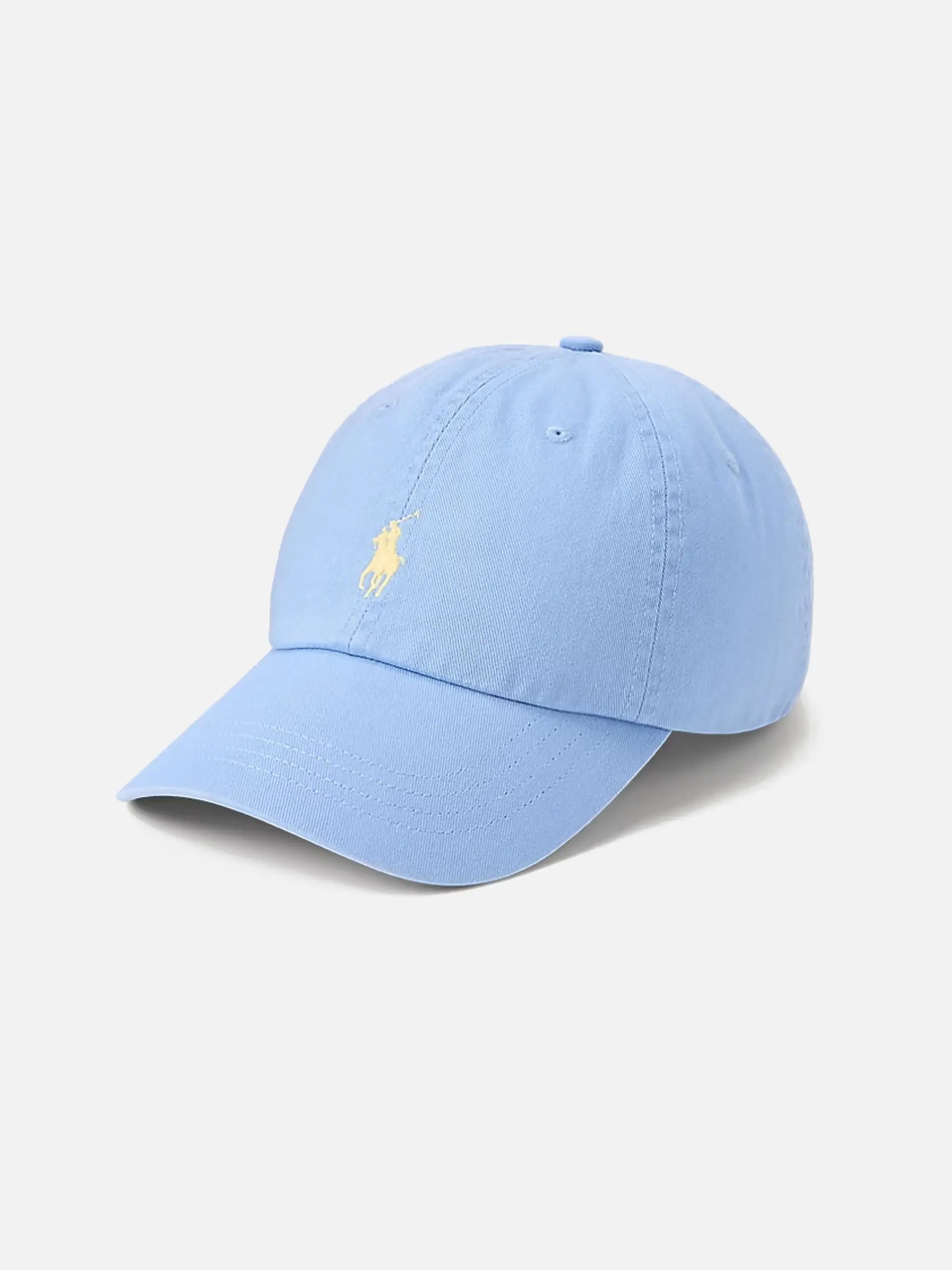 POLO RALPH LAUREN - Logo-Baseballcap aus Baumwolle Hellblau - Light blue