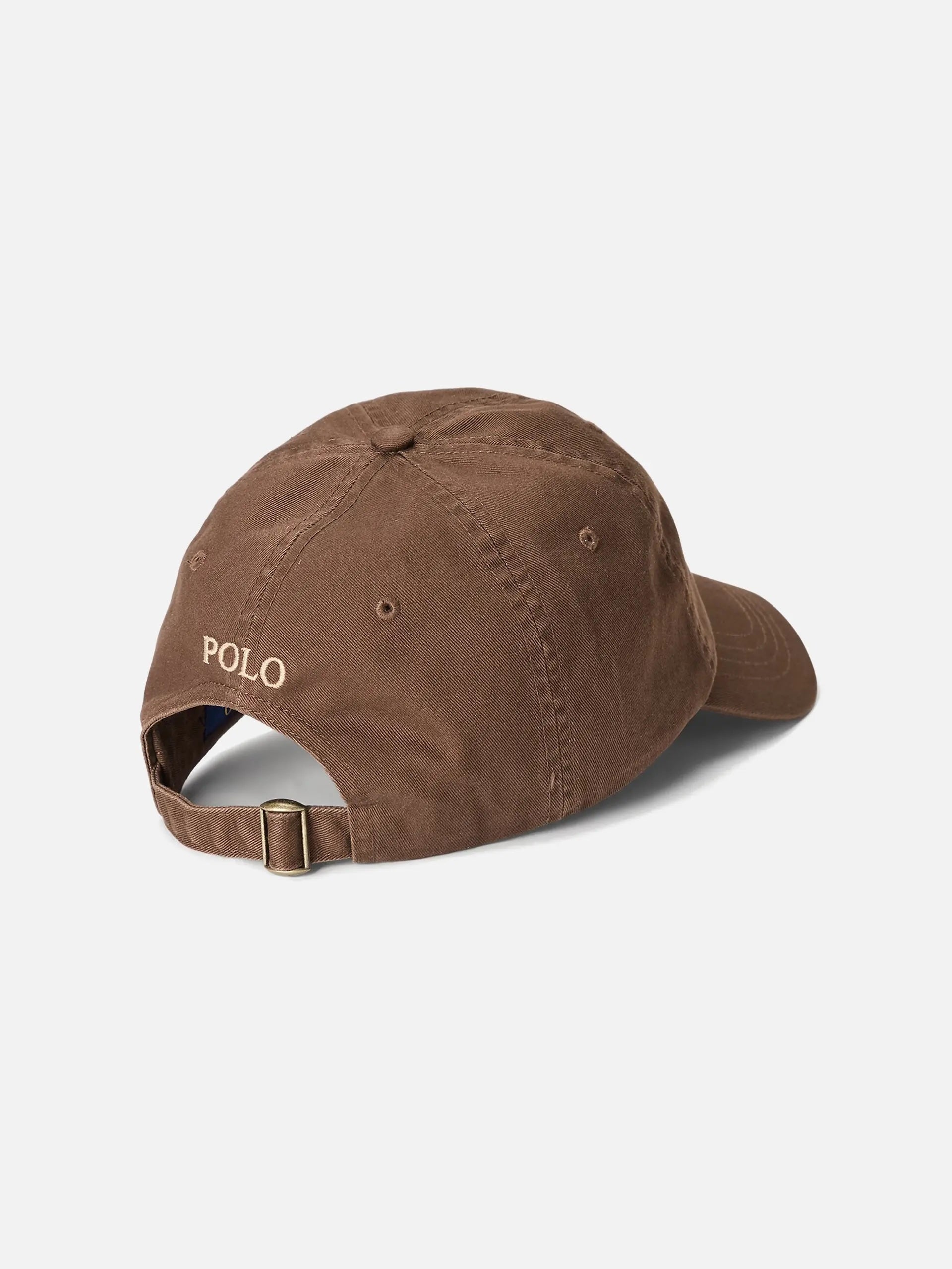 POLO RALPH LAUREN - Logo-Baseballcap aus Baumwolle Braun - Brown