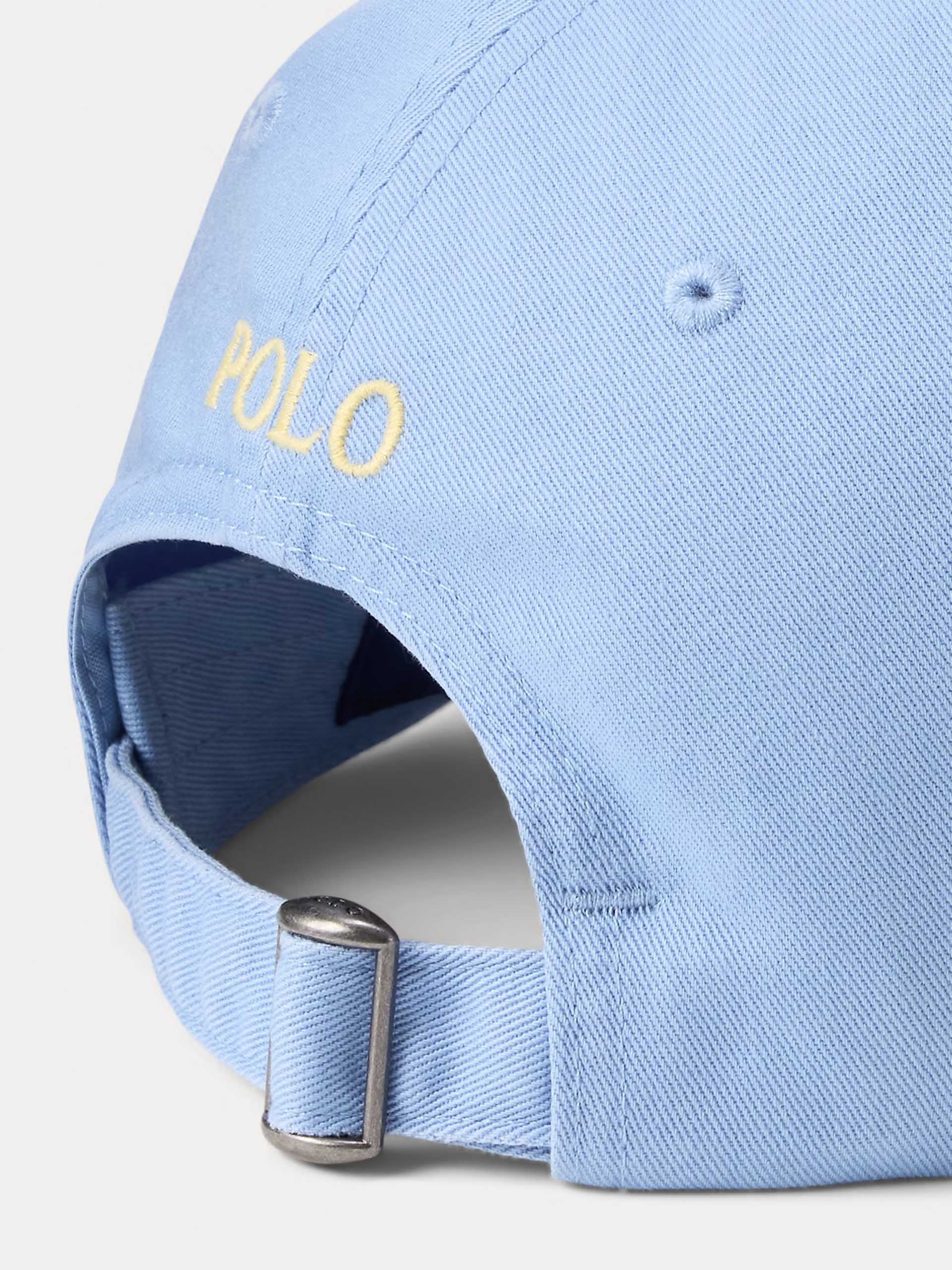 POLO RALPH LAUREN - Logo-Baseballcap aus Baumwolle Hellblau - Light blue