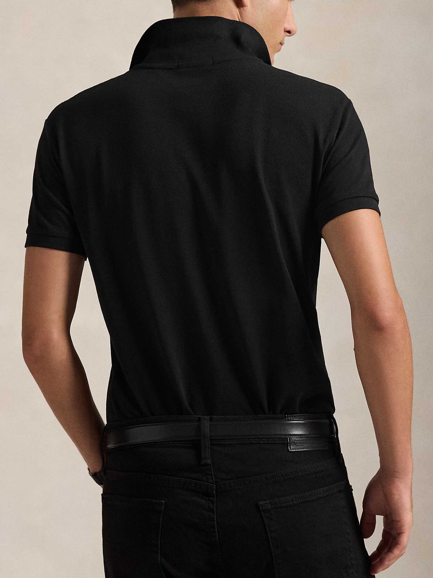 POLO RALPH LAUREN - Poloshirt aus Baumwoll-Piqué für Herren Schwarz - Black