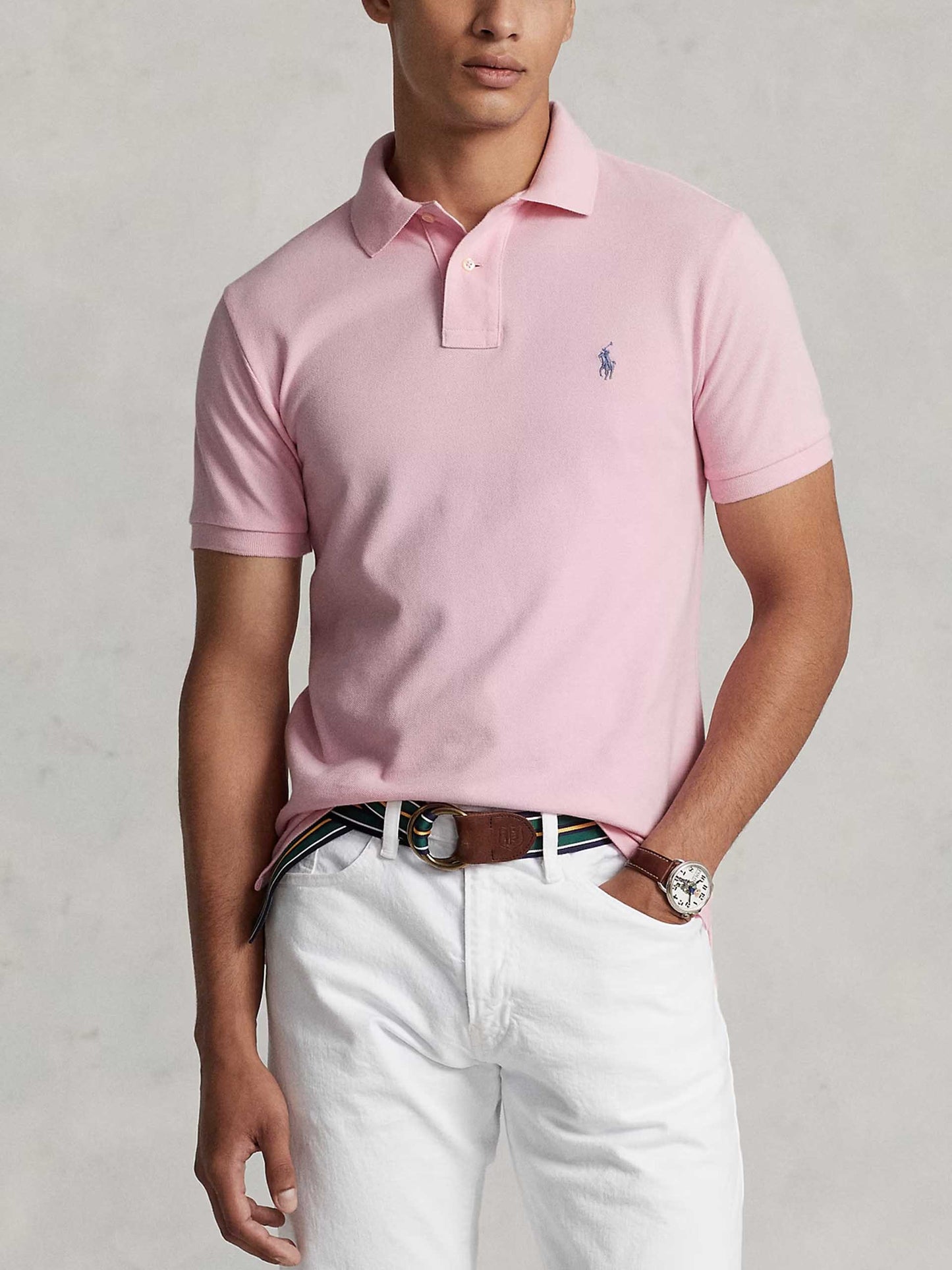 POLO RALPH LAUREN - Poloshirt aus Baumwoll-Piqué für Herren Rosa - Pink