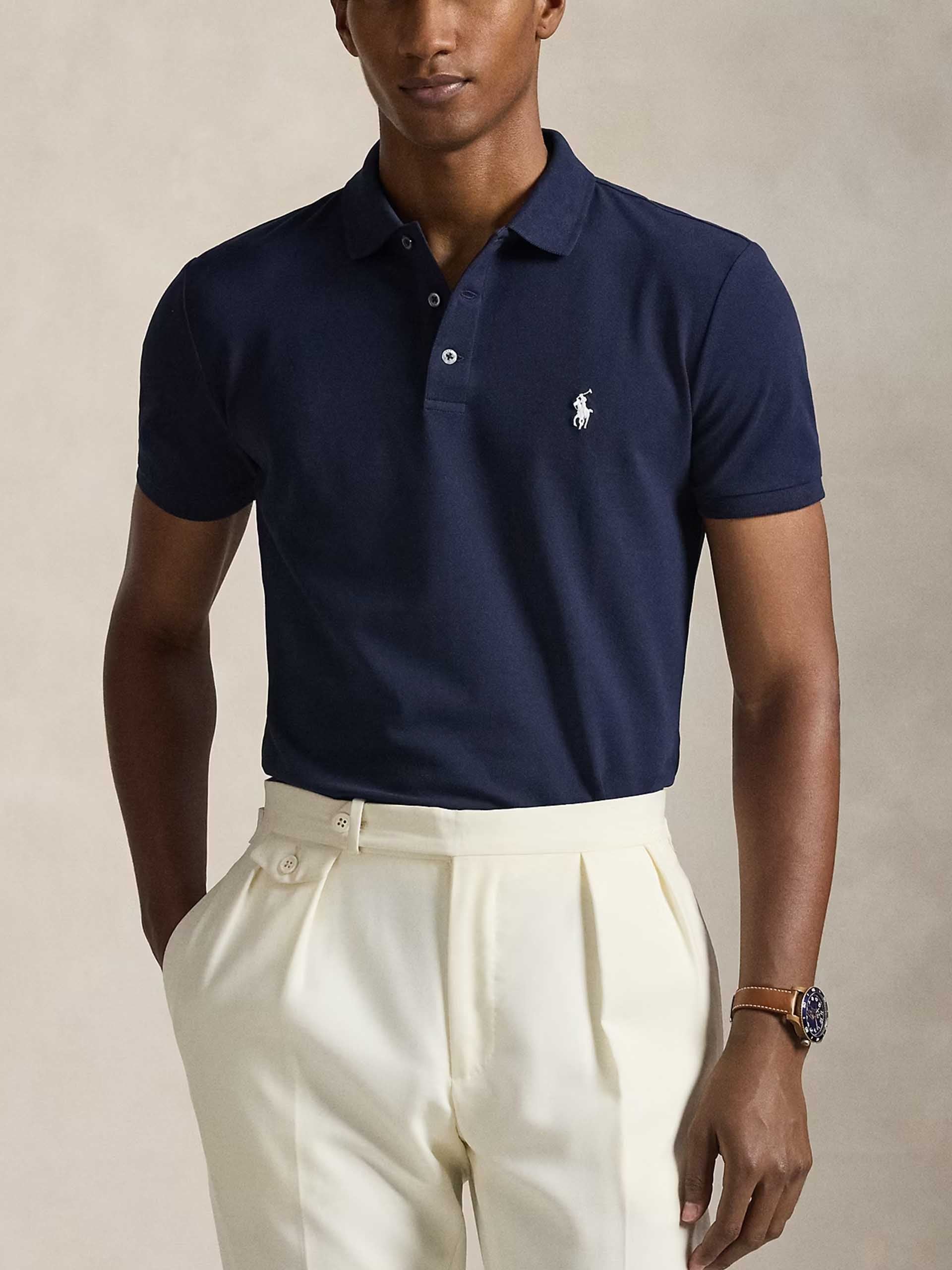 POLO RALPH LAUREN - Poloshirt aus Baumwoll-Piqué für Herren Navyblau - Navy blue