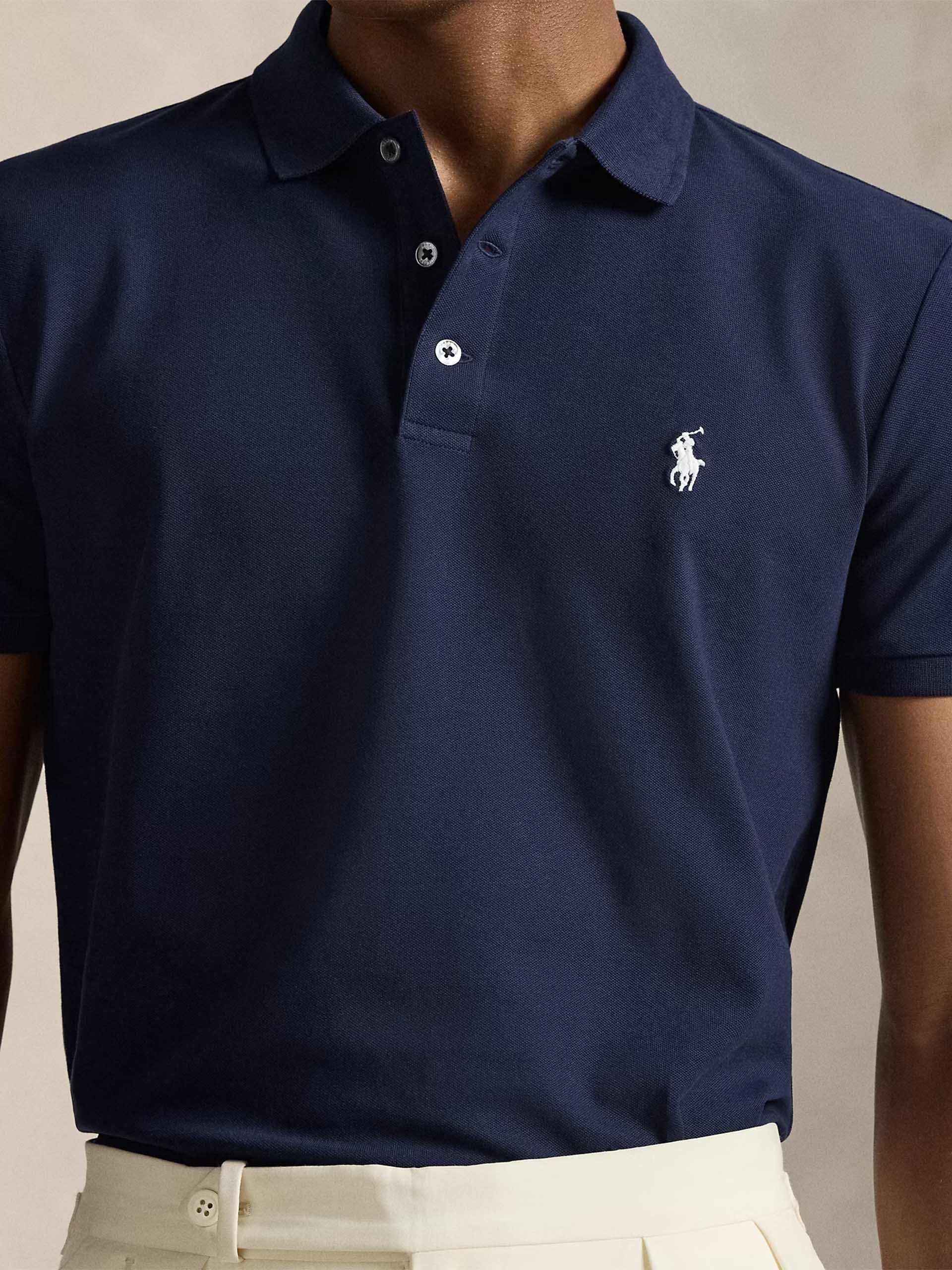 POLO RALPH LAUREN - Poloshirt aus Baumwoll-Piqué für Herren Navyblau - Navy blue
