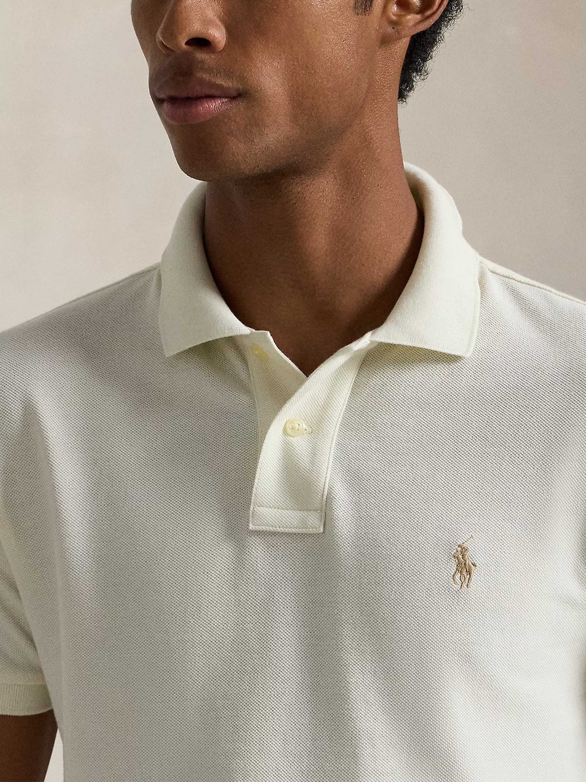 POLO RALPH LAUREN - Poloshirt aus Baumwoll-Piqué für Herren Creme - Cream