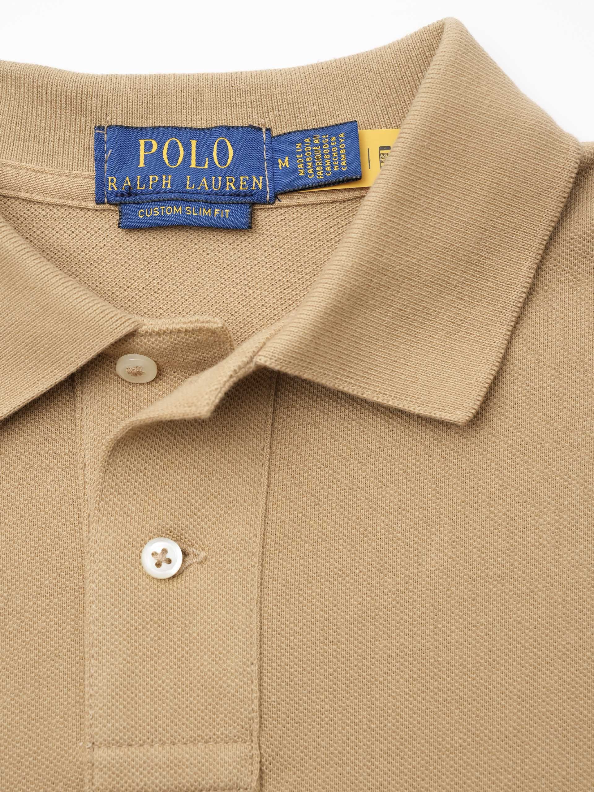 POLO RALPH LAUREN - Poloshirt aus Baumwoll-Piqué für Herren Sand Beige