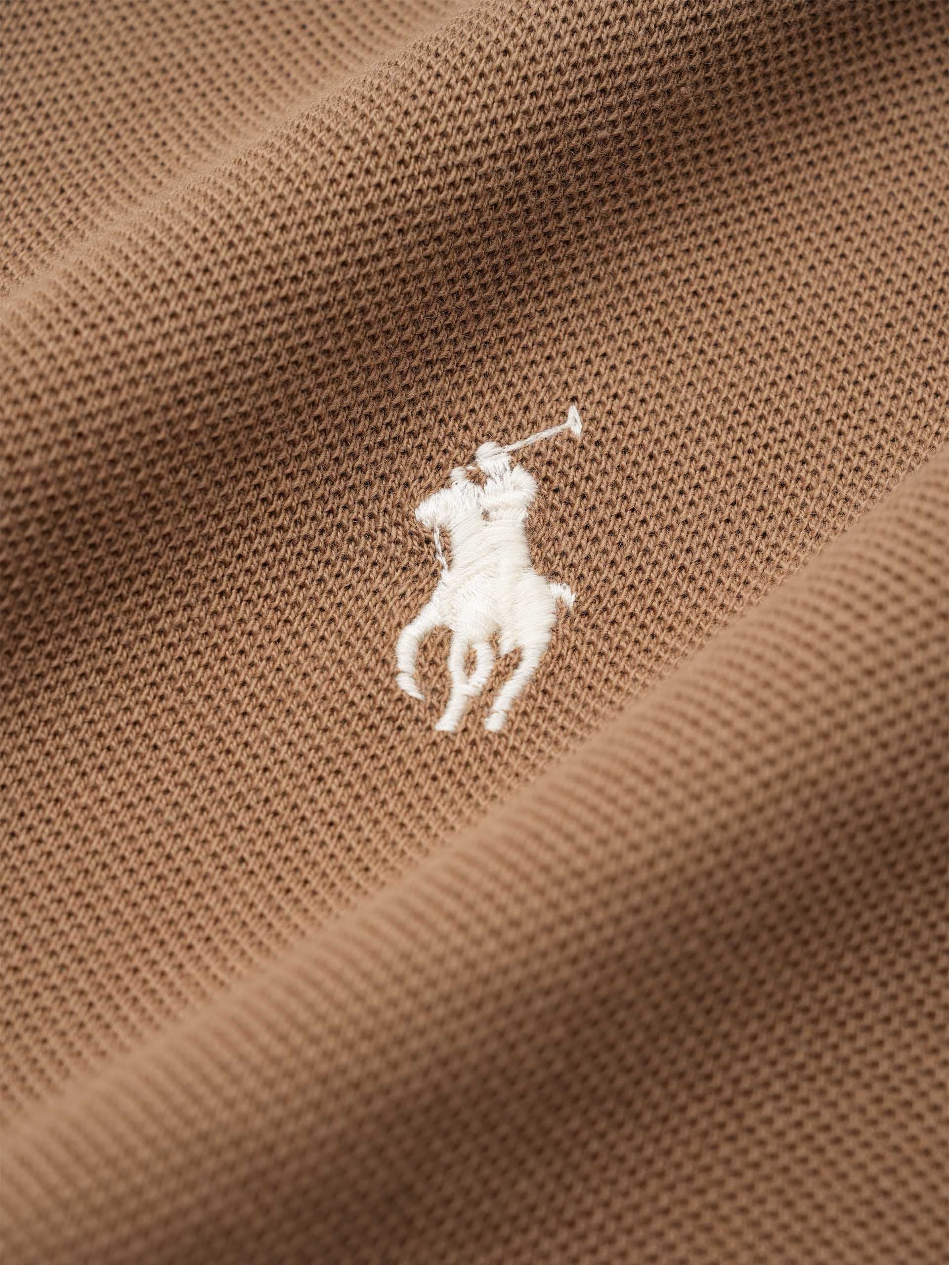 POLO RALPH LAUREN - Poloshirt aus Baumwoll-Piqué für Herren Braun - Brown