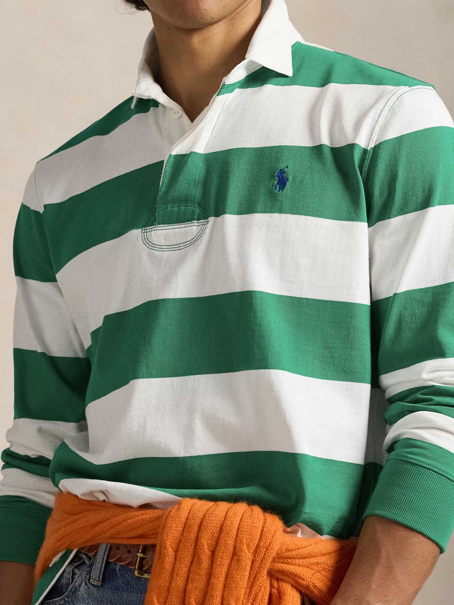 POLO RALPH LAUREN - Rugbyhemd aus Baumwolljersey