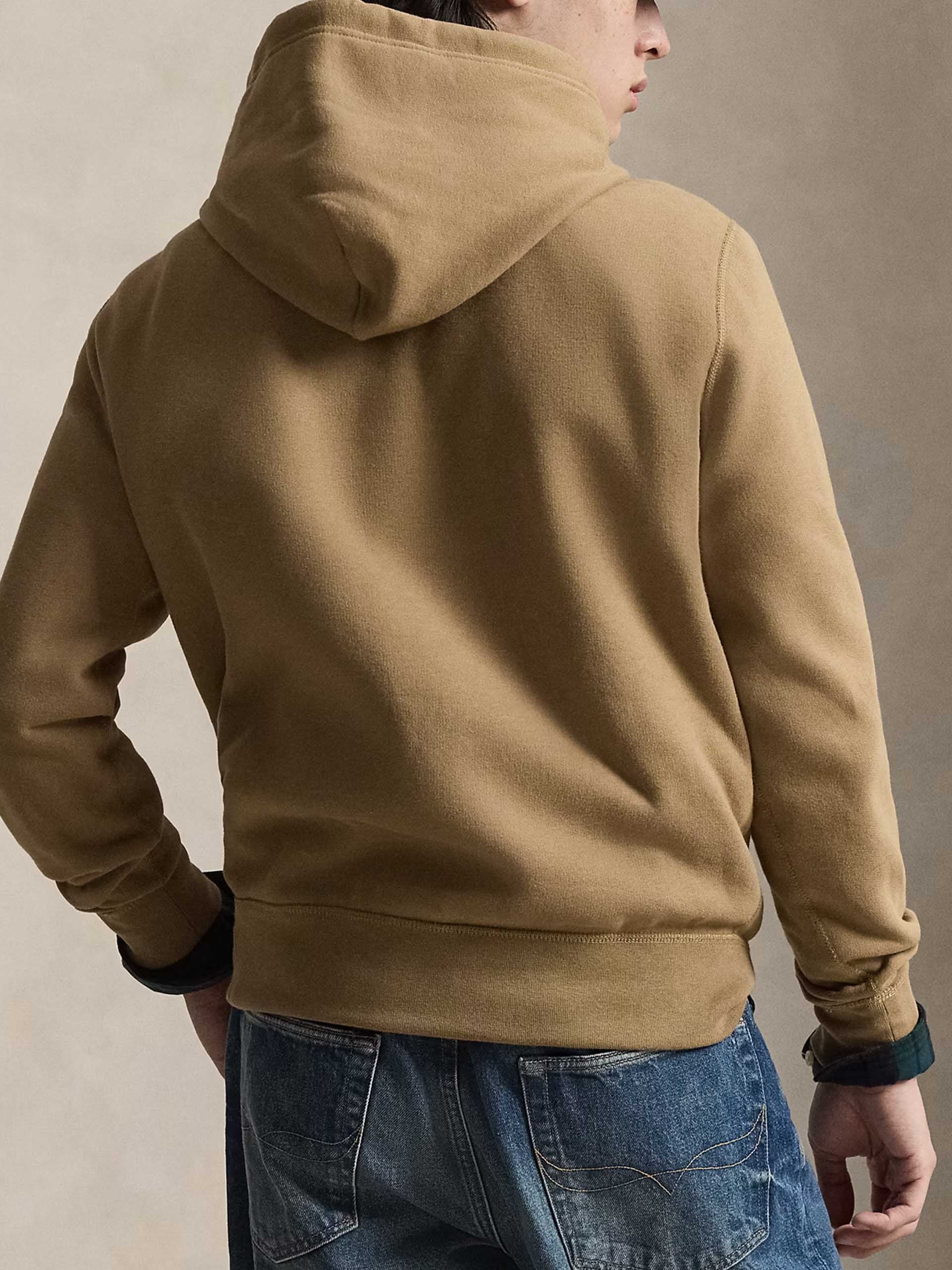 POLO RALPH LAUREN - Logo-Hoodie aus Fleece für Herren Sand Beige