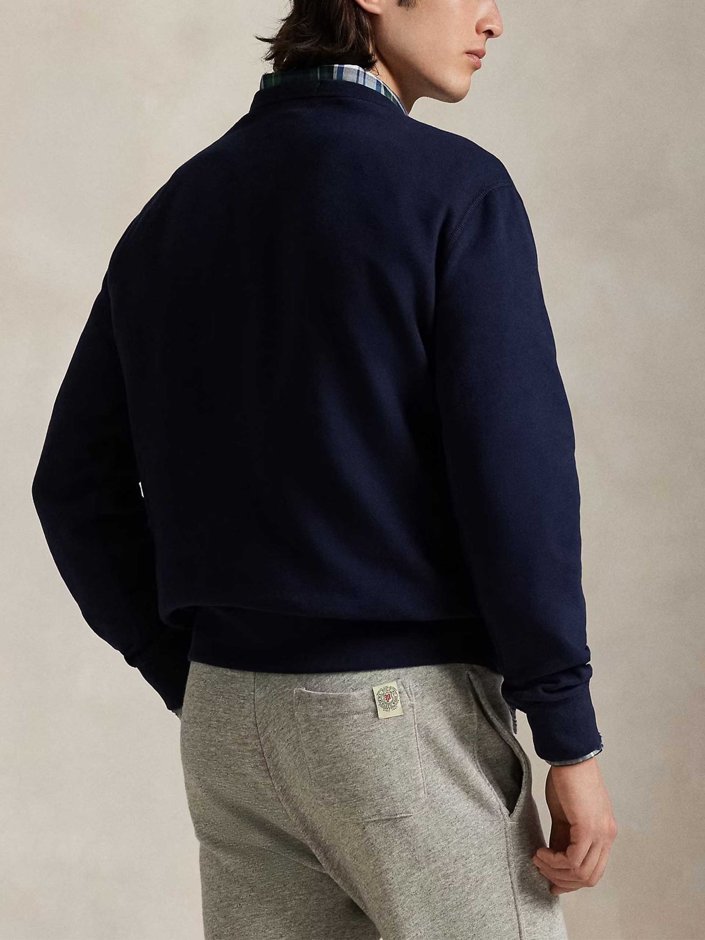 POLO RALPH LAUREN - Logo-Sweatshirt aus Fleece für Herren Navyblau - Navy blue