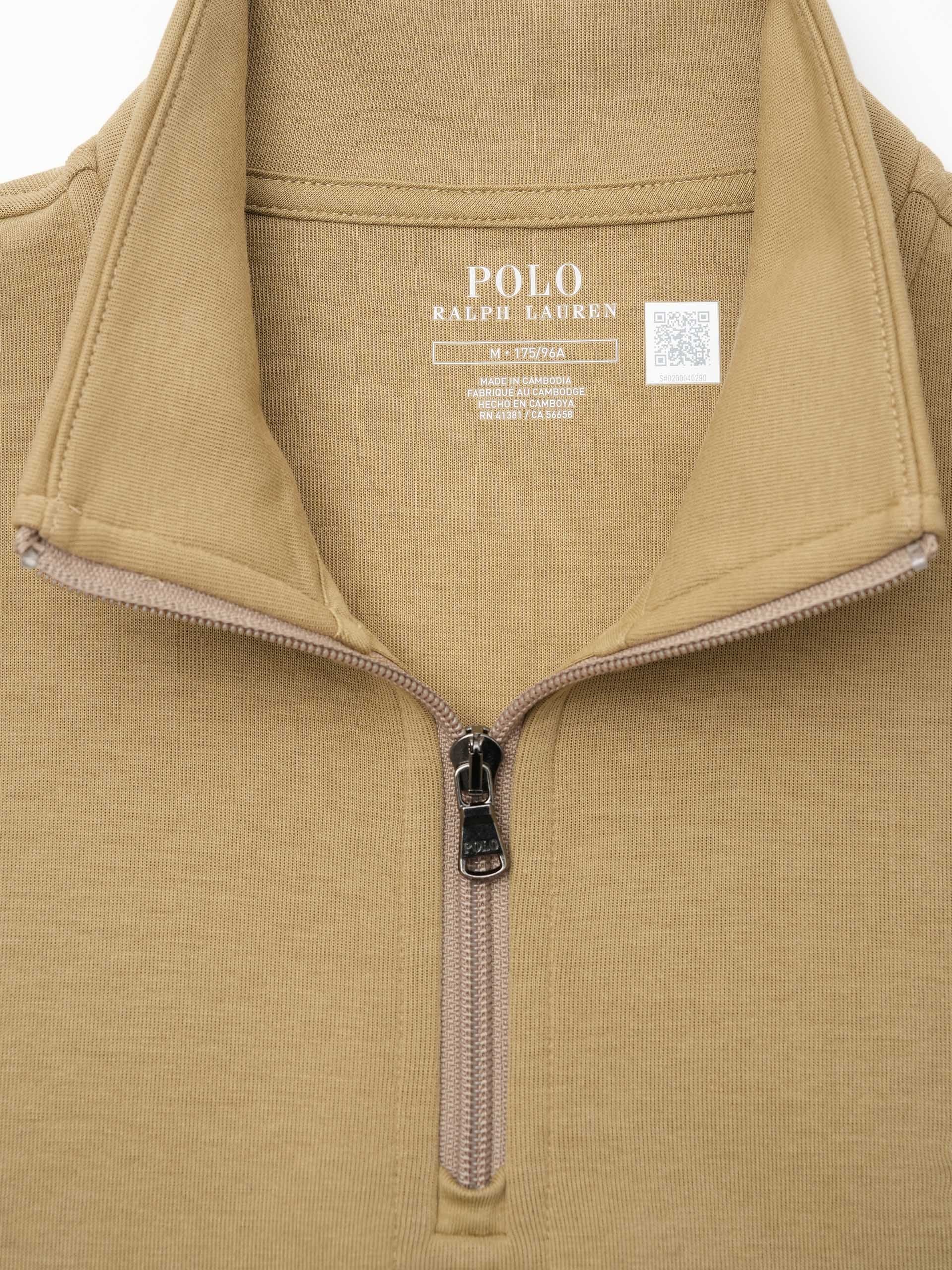 POLO RALPH LAUREN - Sweatshirt mit Quarter-Zip für Herren Sand Beige