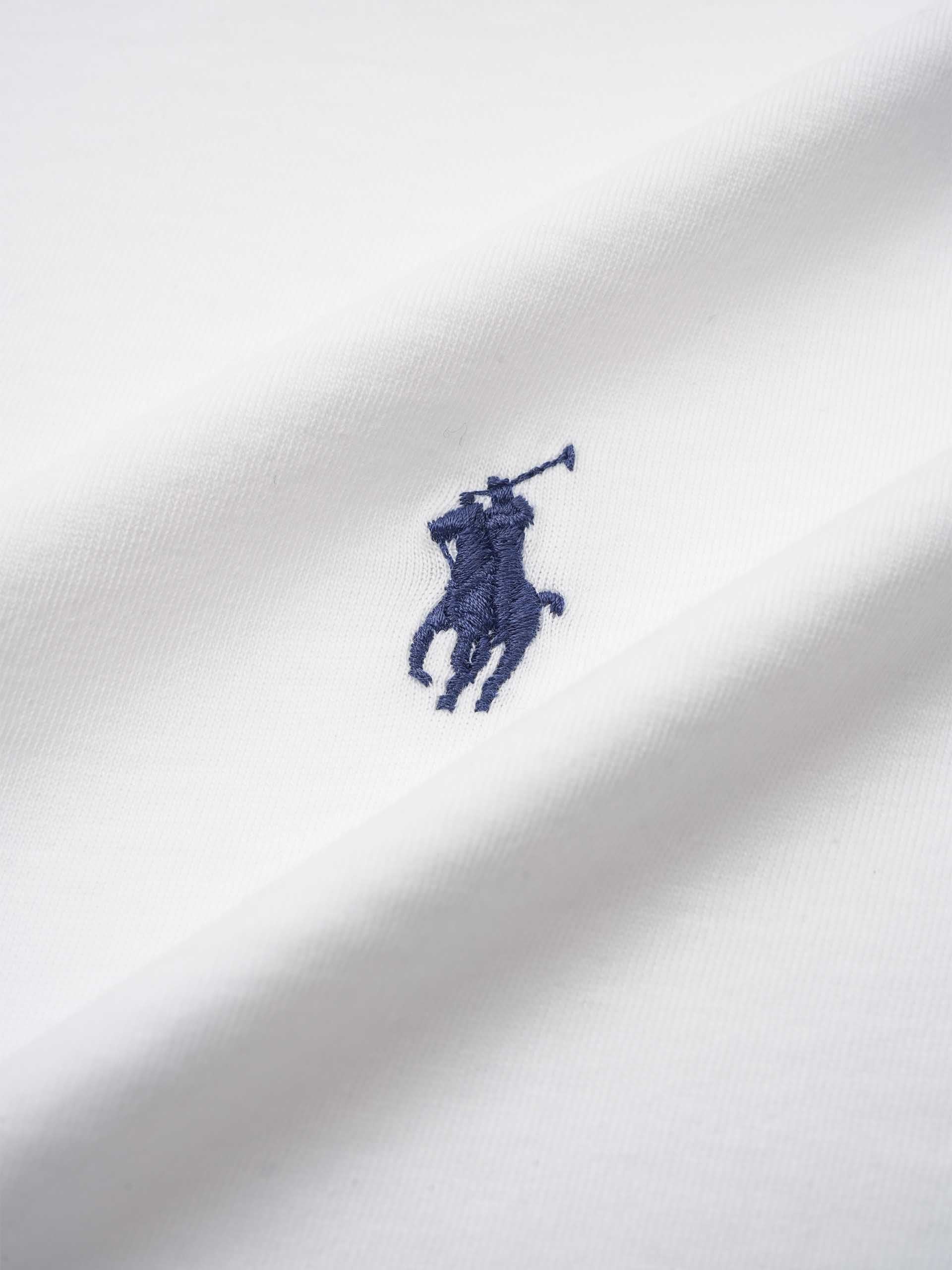 Polo Ralph Lauren – T-Shirt aus Baumwolljersey Slim-Fit für Herren Weiß - White