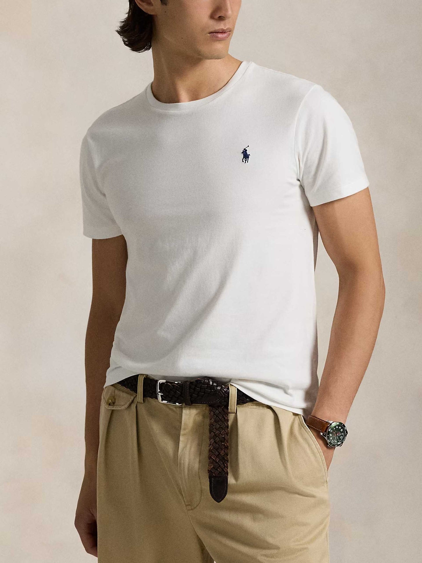 POLO RALPH LAUREN - T-Shirt aus Baumwoll-Jersey für Herren Weiß - White