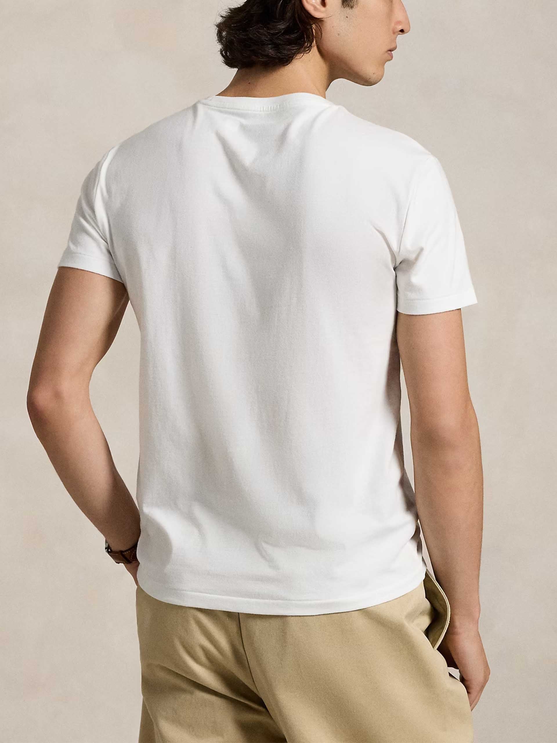 POLO RALPH LAUREN - T-Shirt aus Baumwoll-Jersey für Herren Weiß - White