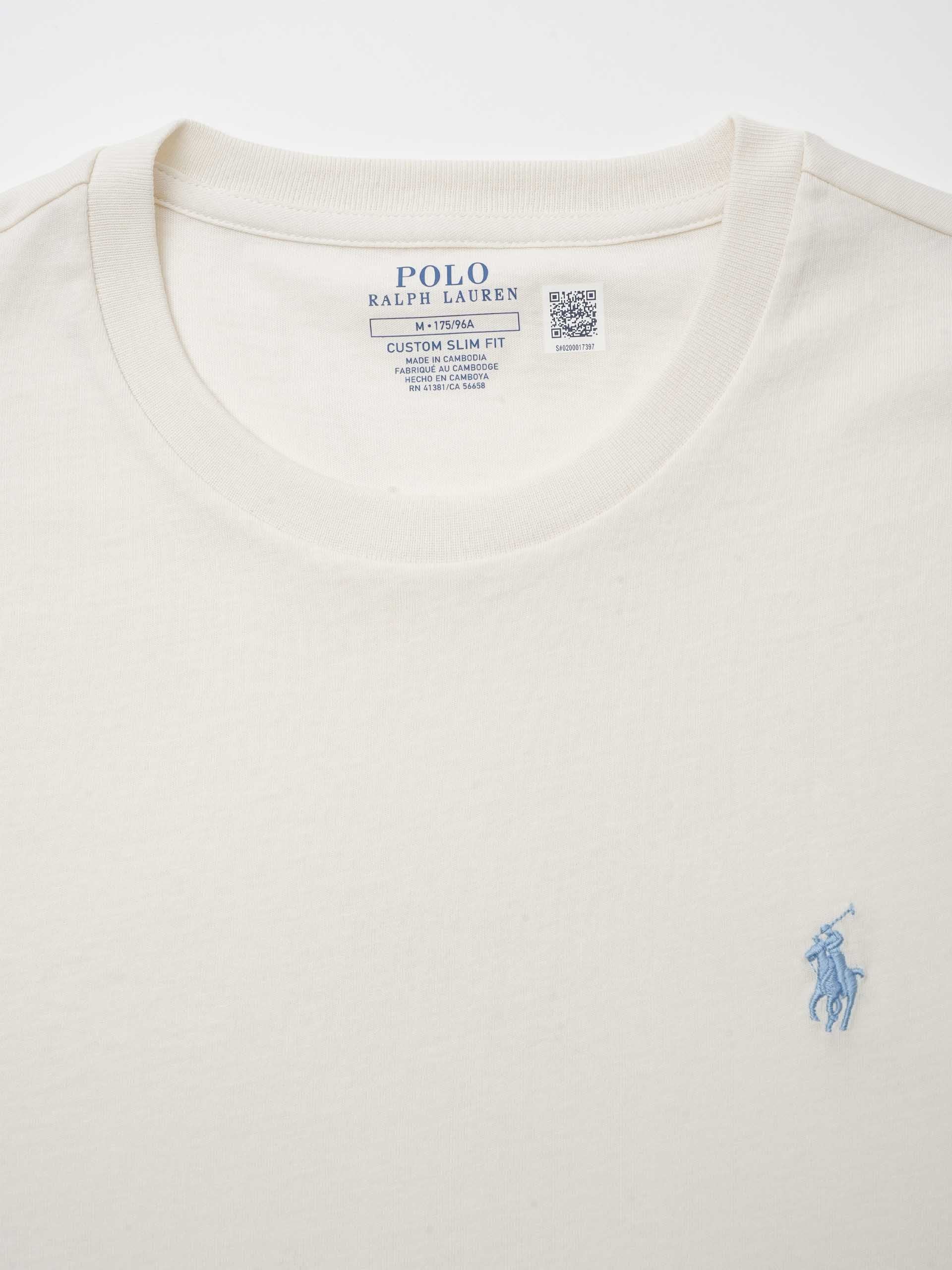 POLO RALPH LAUREN - T-Shirt aus Baumwoll-Jersey für Herren Creme - Cream